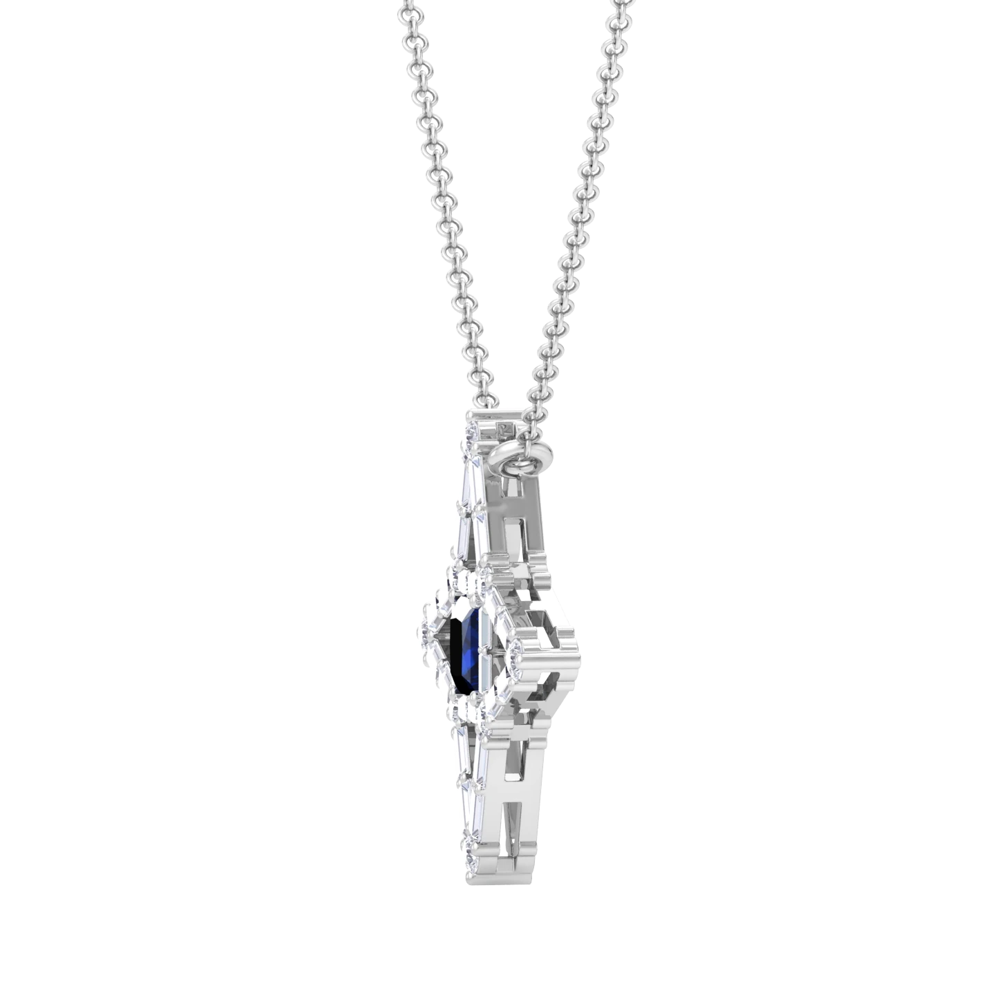 NATURAL DIAMOND JEWELLERY PENDANT SET
