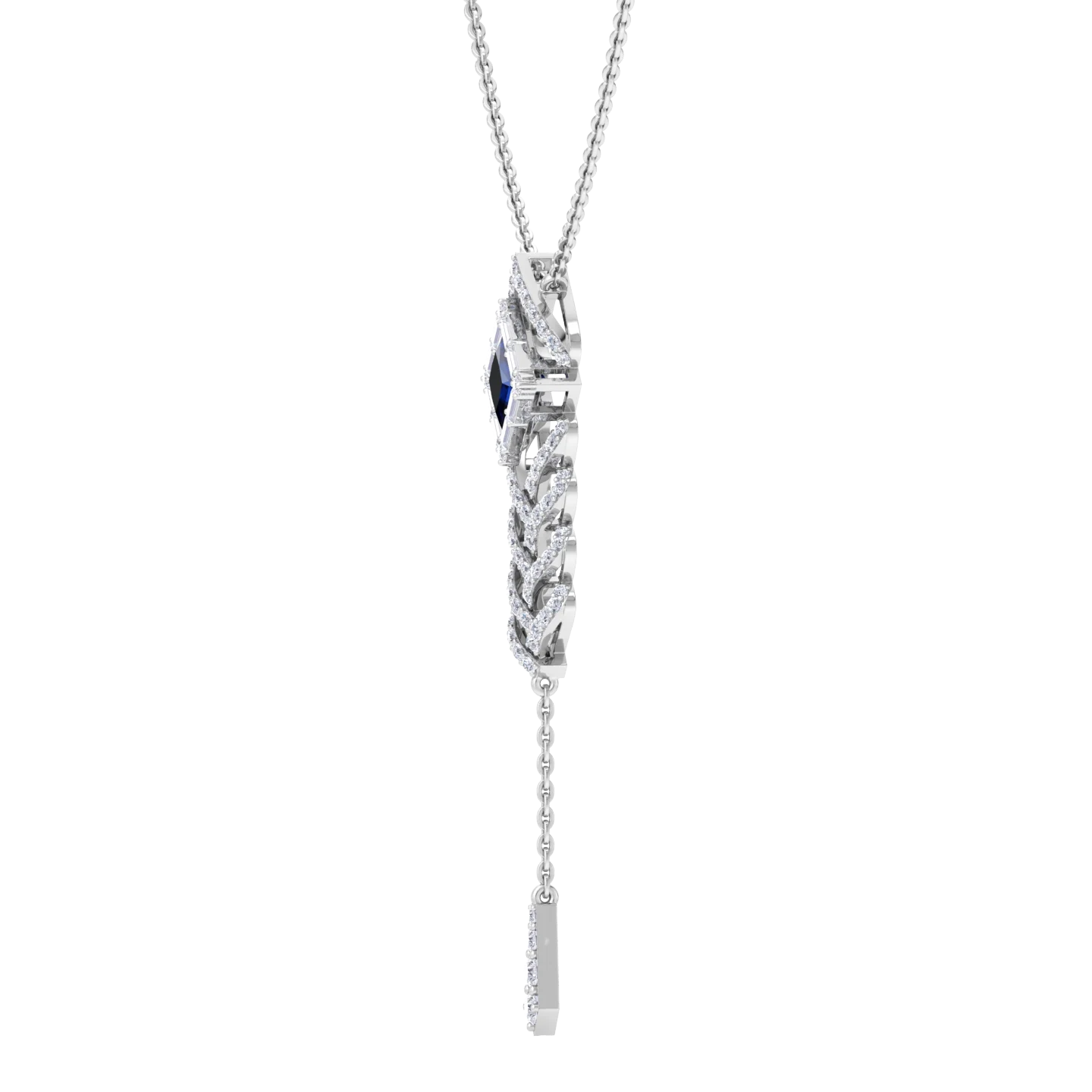 NATURAL DIAMOND JEWELLERY PENDANT SET