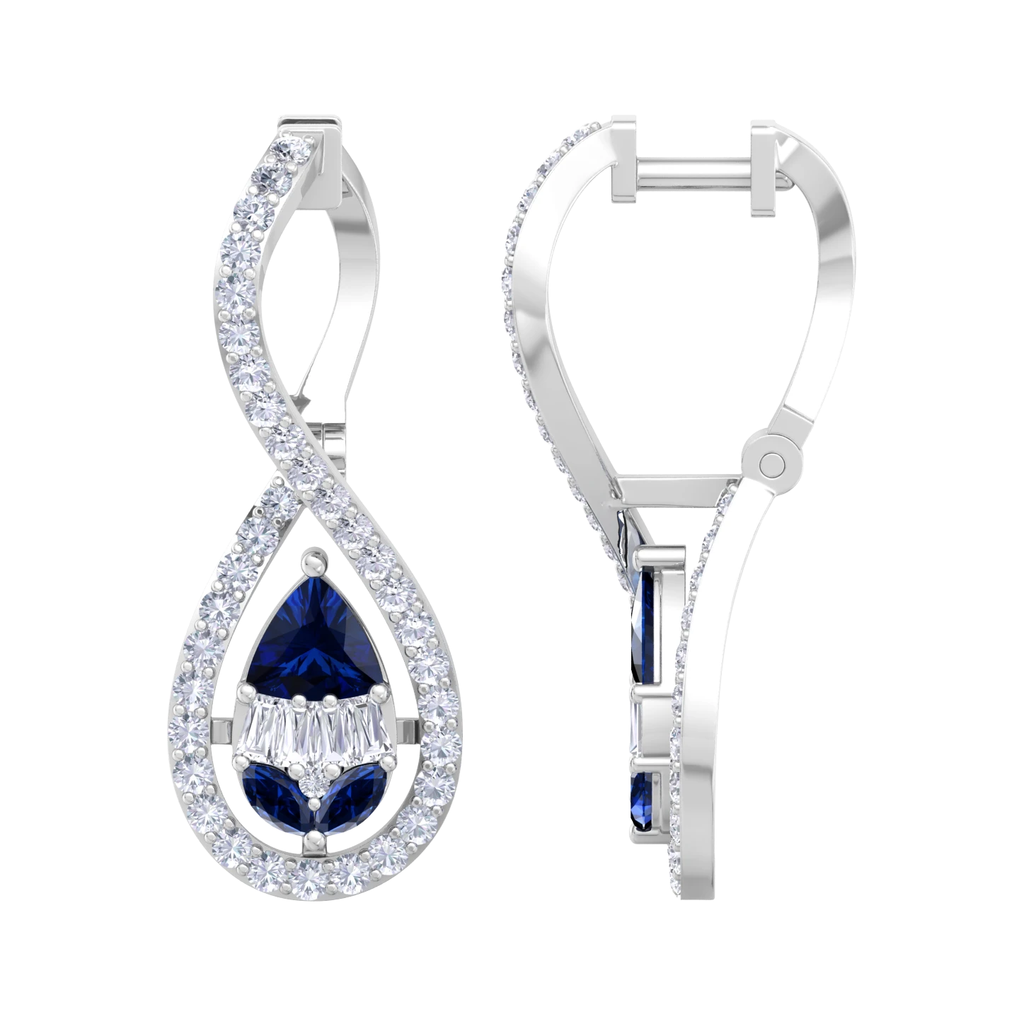 NATURAL DIAMOND JEWELLERY EARRING