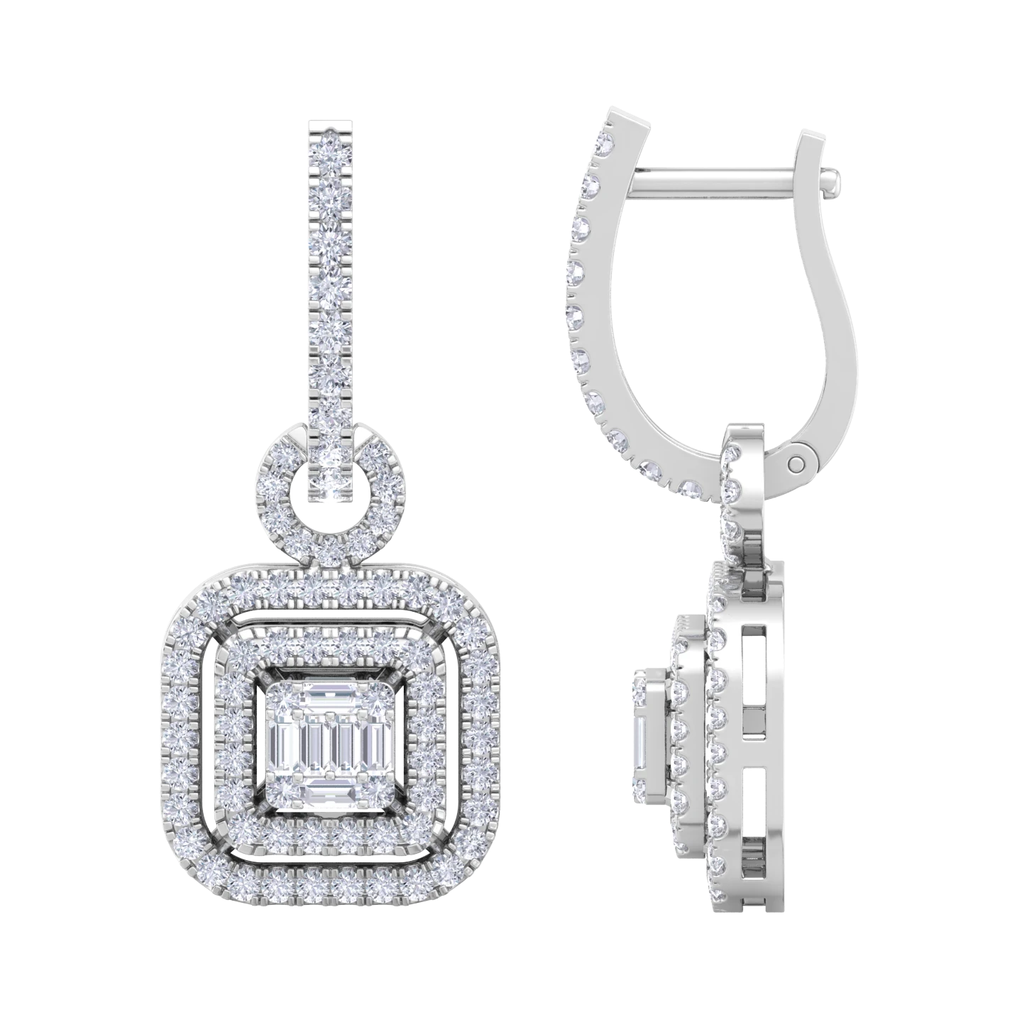 NATURAL DIAMOND JEWELLERY EARRING