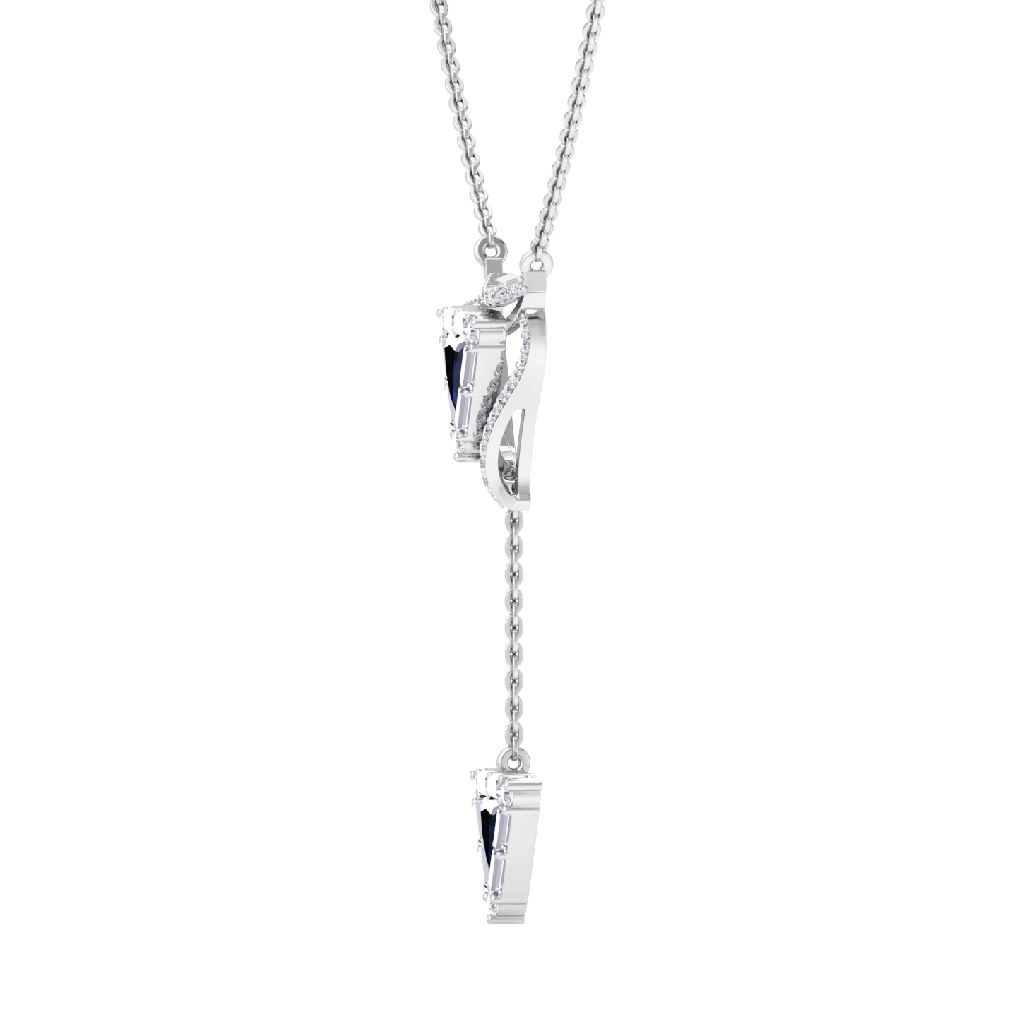 NATURAL DIAMOND JEWELLERY PENDANT SET