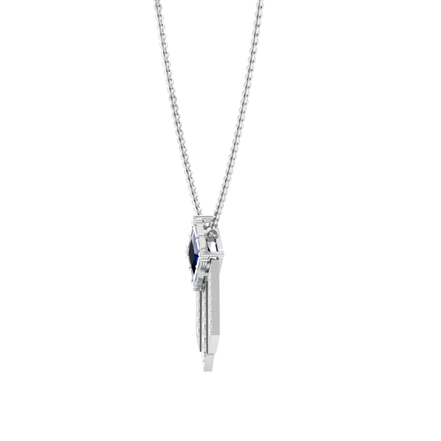 NATURAL DIAMOND JEWELLERY PENDANT SET
