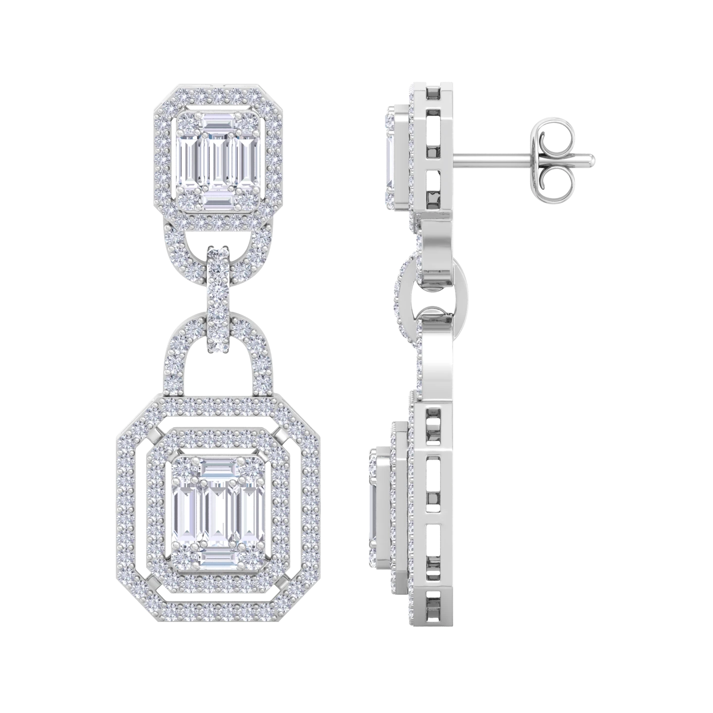 NATURAL DIAMOND JEWELLERY EARRING