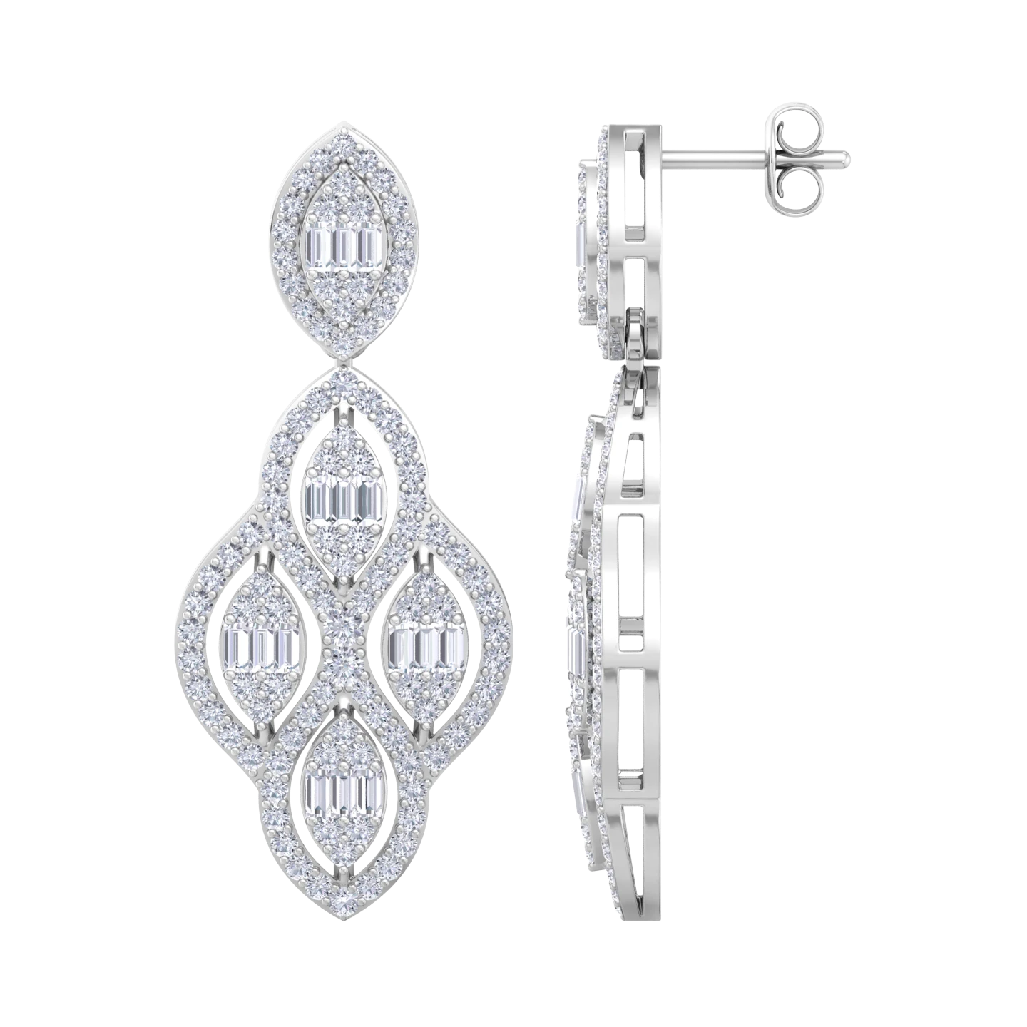 NATURAL DIAMOND JEWELLERY EARRING