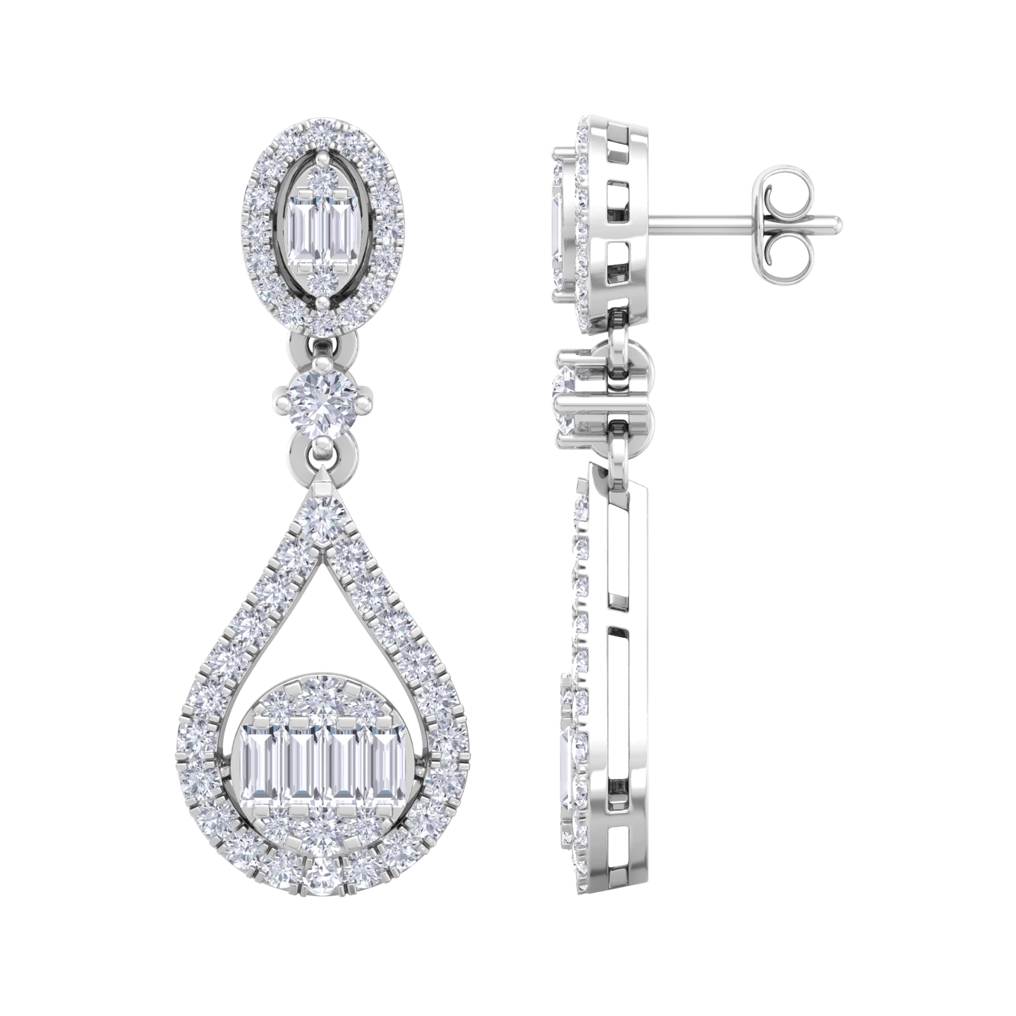 NATURAL DIAMOND JEWELLERY EARRING