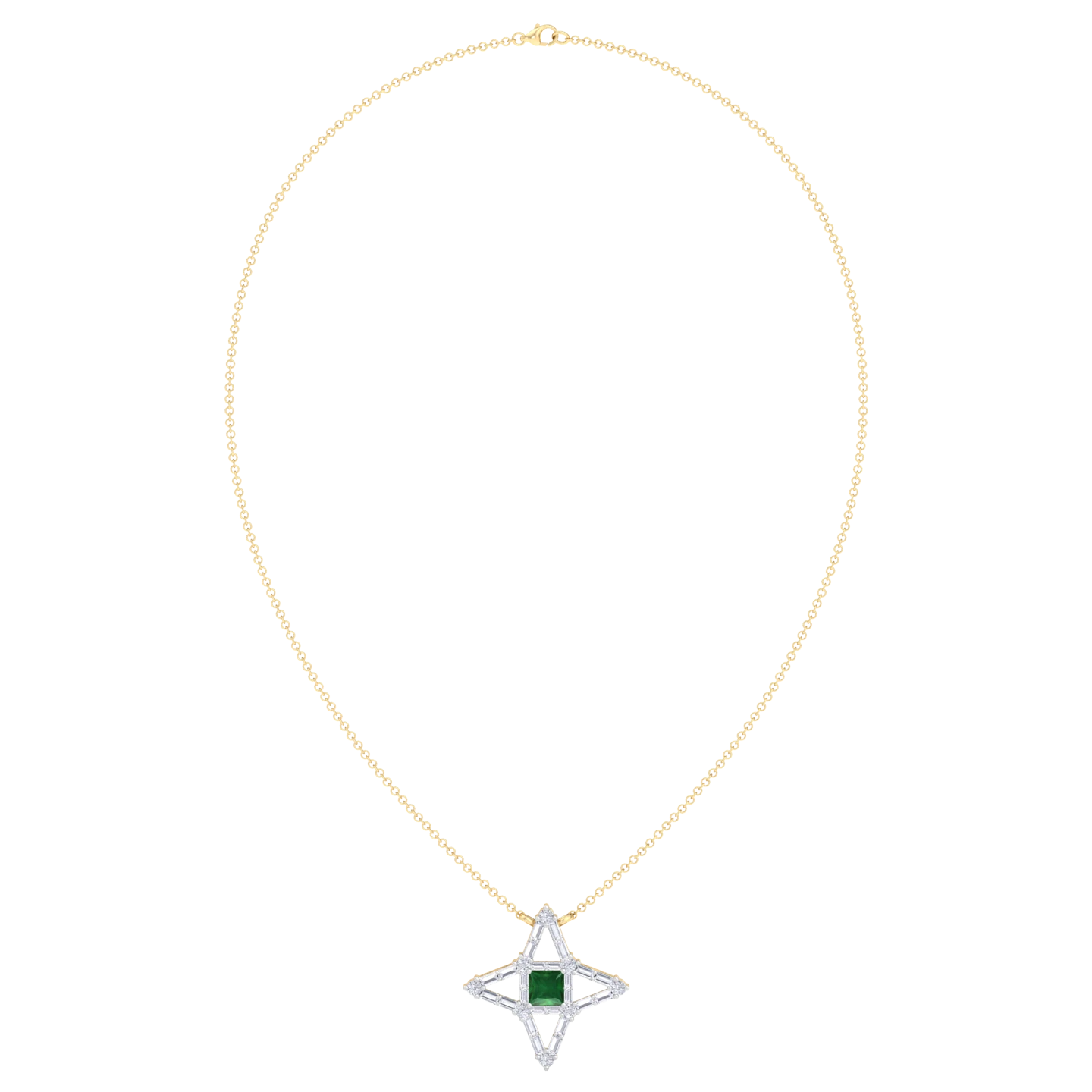 NATURAL DIAMOND JEWELLERY PENDANT SET