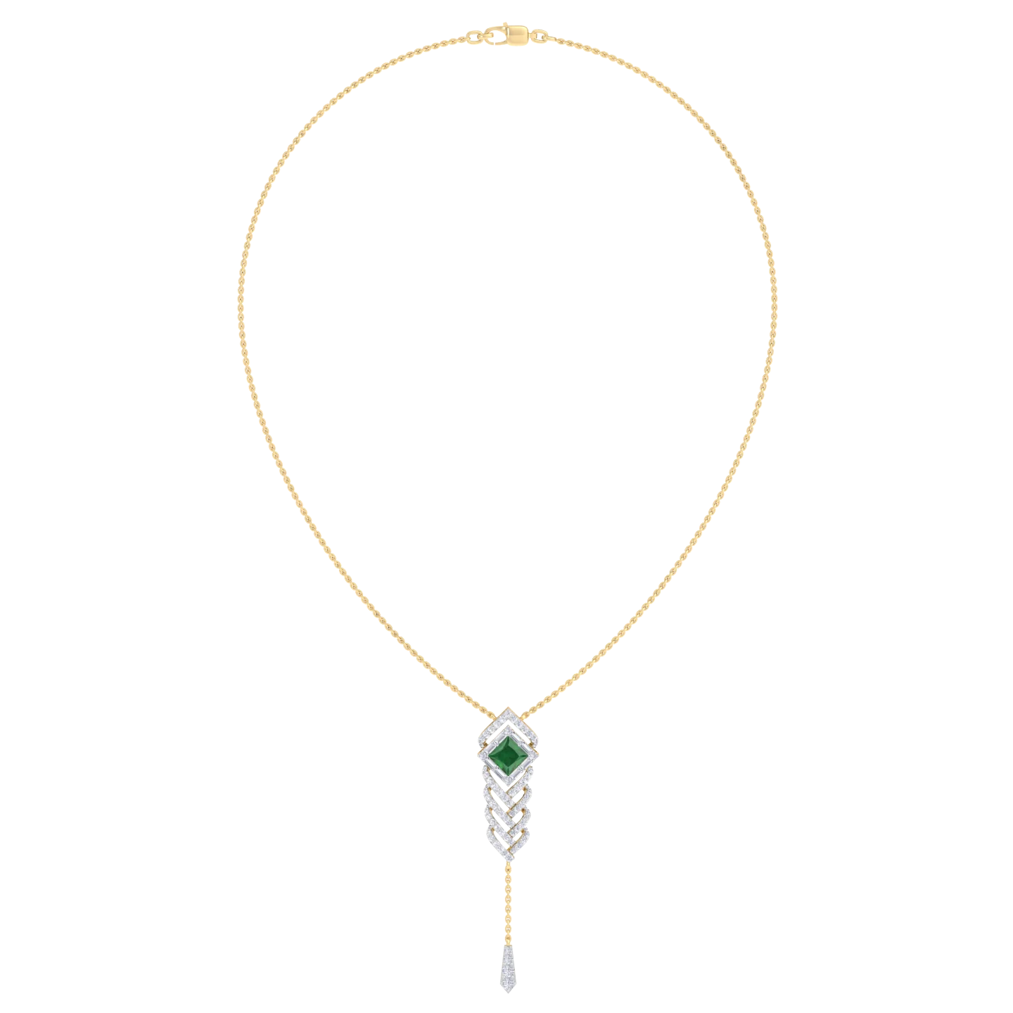 NATURAL DIAMOND JEWELLERY PENDANT SET