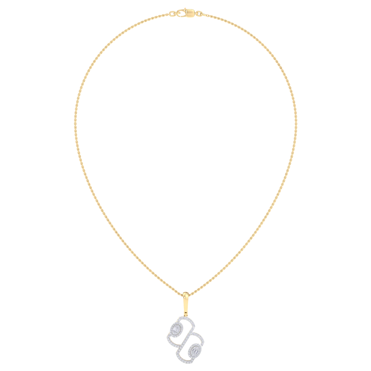 NATURAL DIAMOND JEWELLERY PENDANT SET