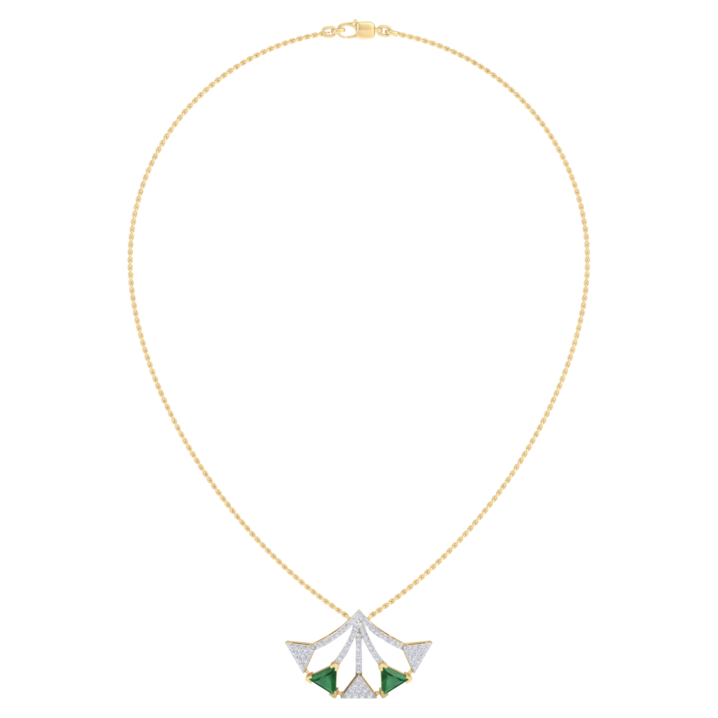 NATURAL DIAMOND JEWELLERY PENDANT SET