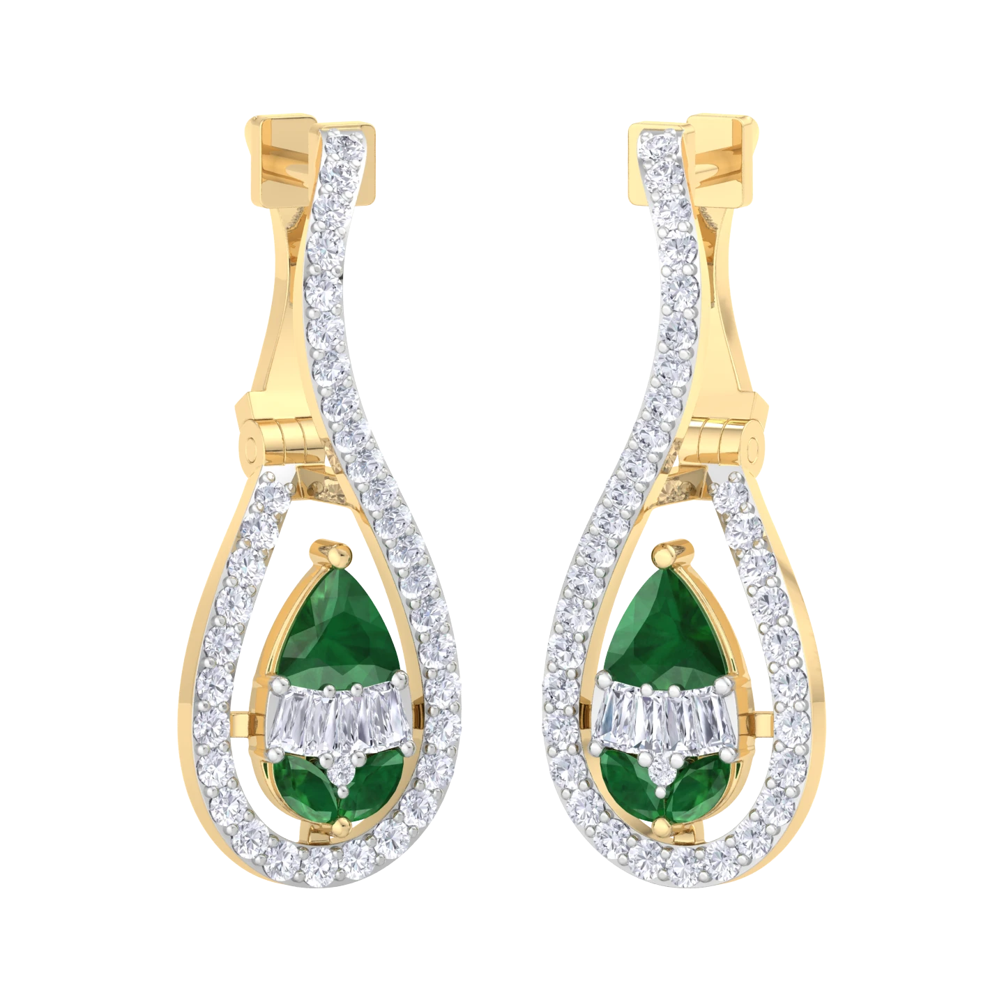 NATURAL DIAMOND JEWELLERY EARRING