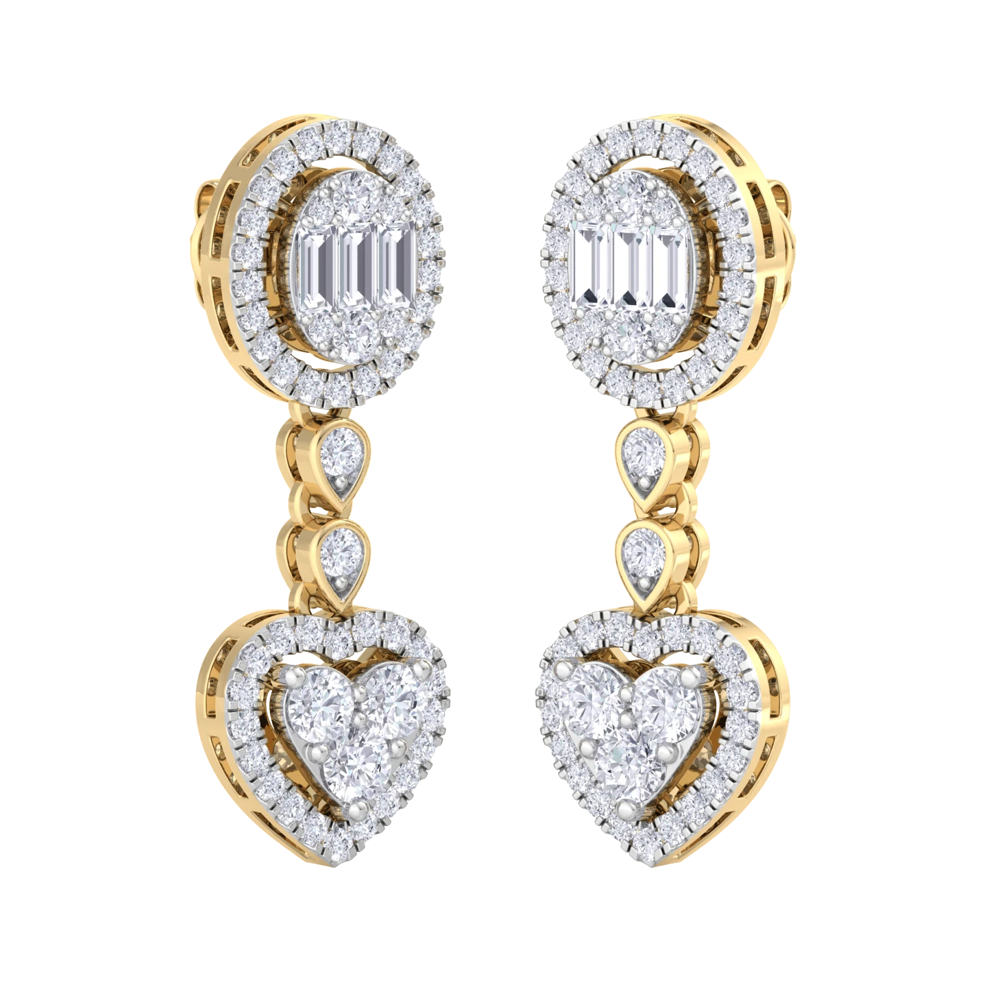 NATURAL DIAMOND JEWELLERY EARRING