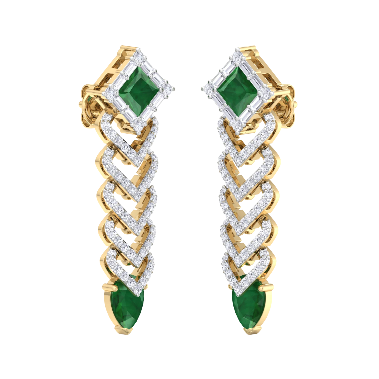 NATURAL DIAMOND JEWELLERY EARRING