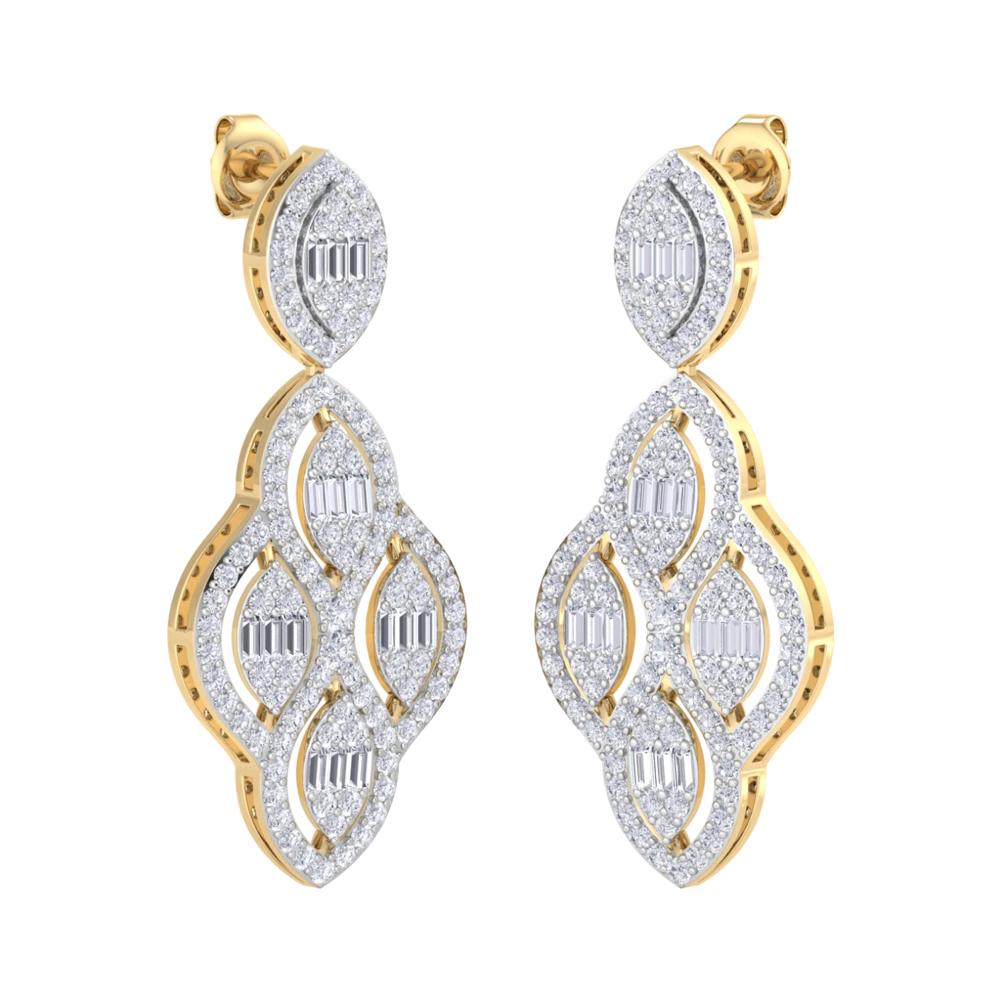 NATURAL DIAMOND JEWELLERY EARRING