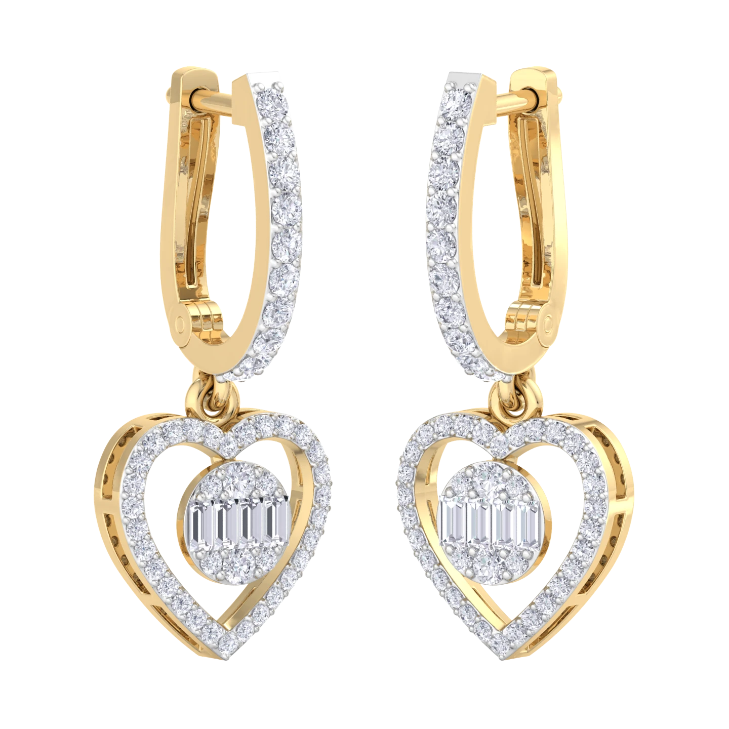 NATURAL DIAMOND JEWELLERY EARRING