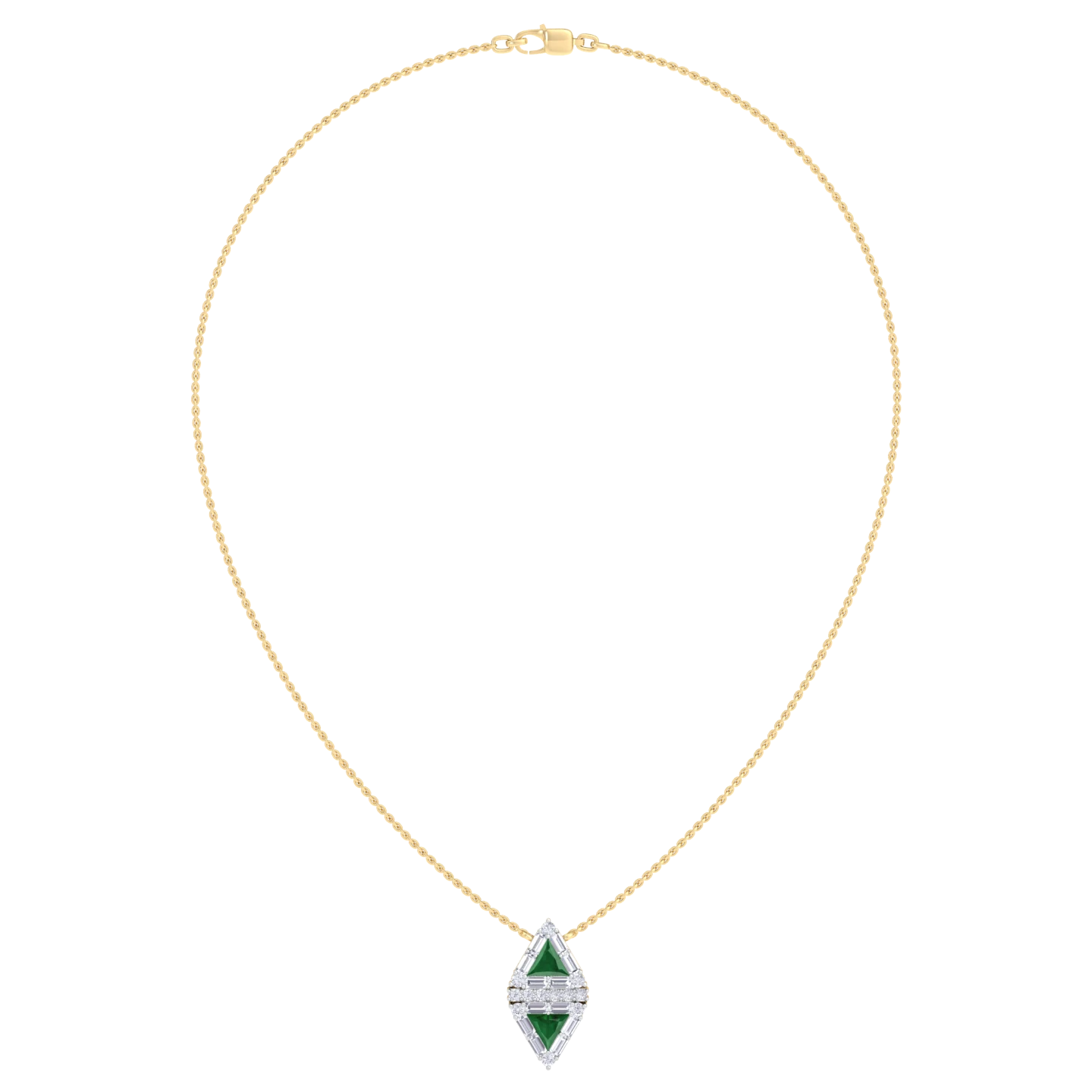 NATURAL DIAMOND JEWELLERY PENDANT SET