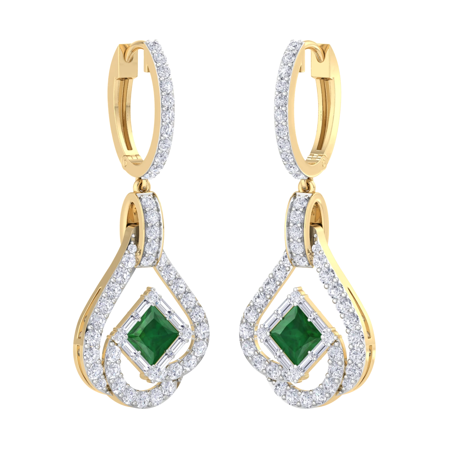 NATURAL DIAMOND JEWELLERY EARRING