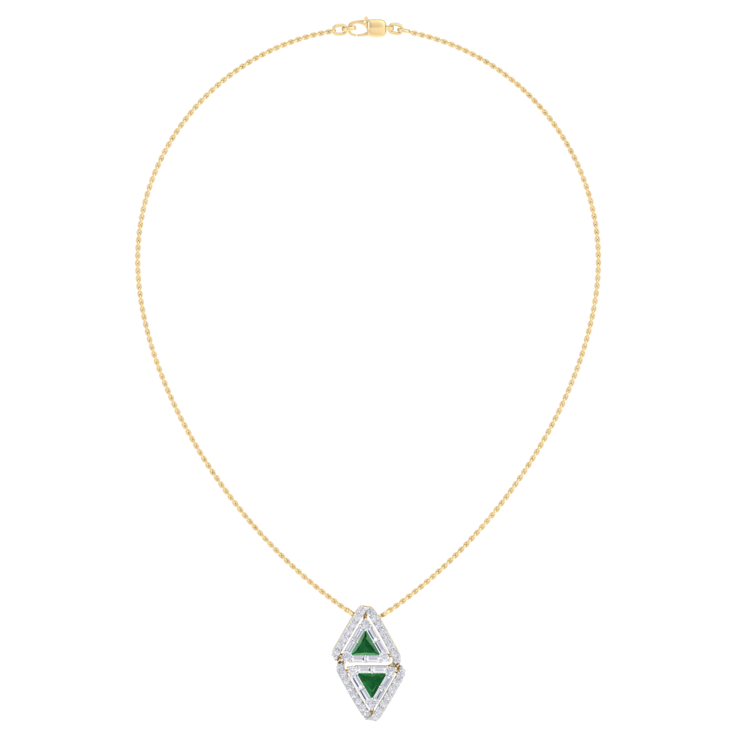 NATURAL DIAMOND JEWELLERY PENDANT SET