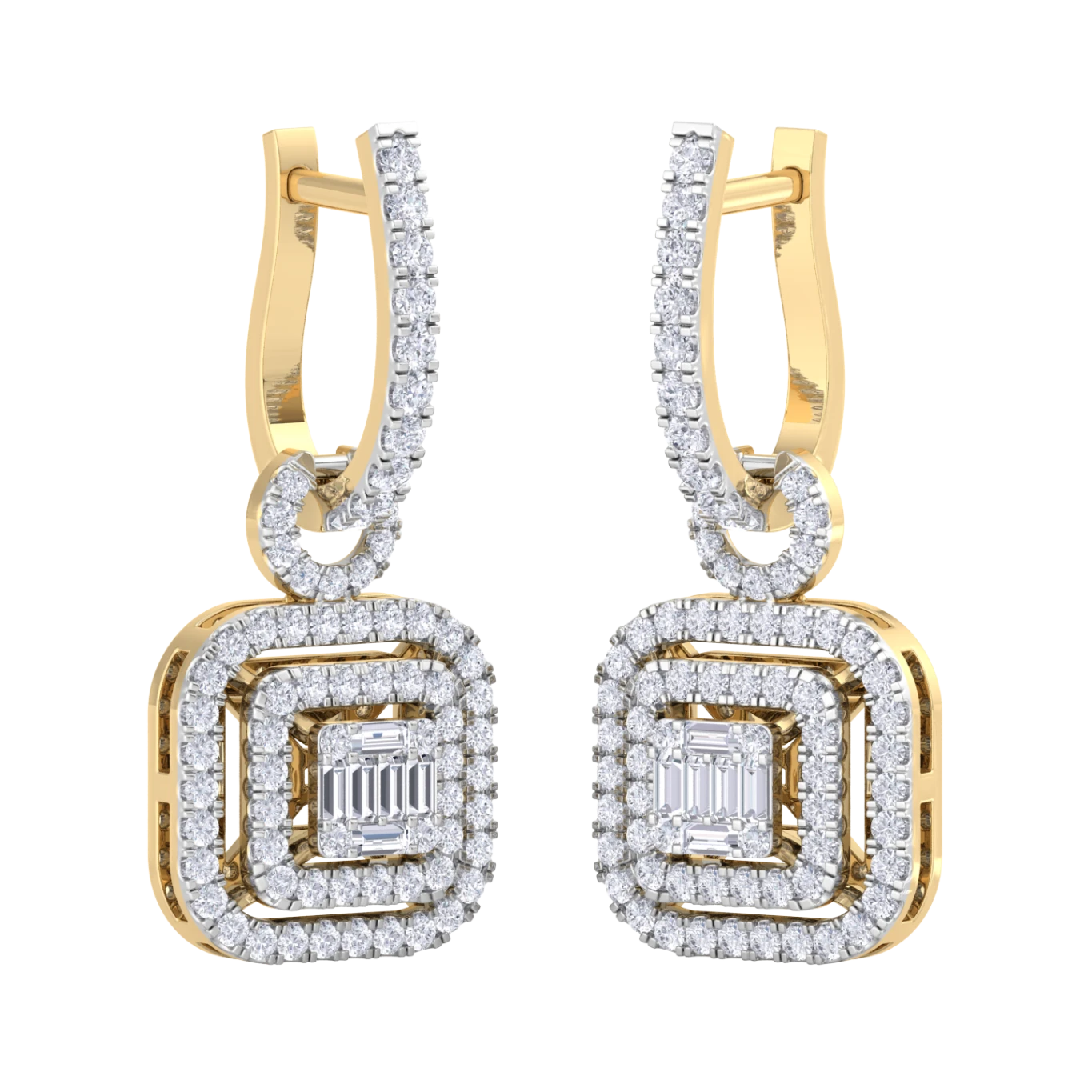 NATURAL DIAMOND JEWELLERY EARRING