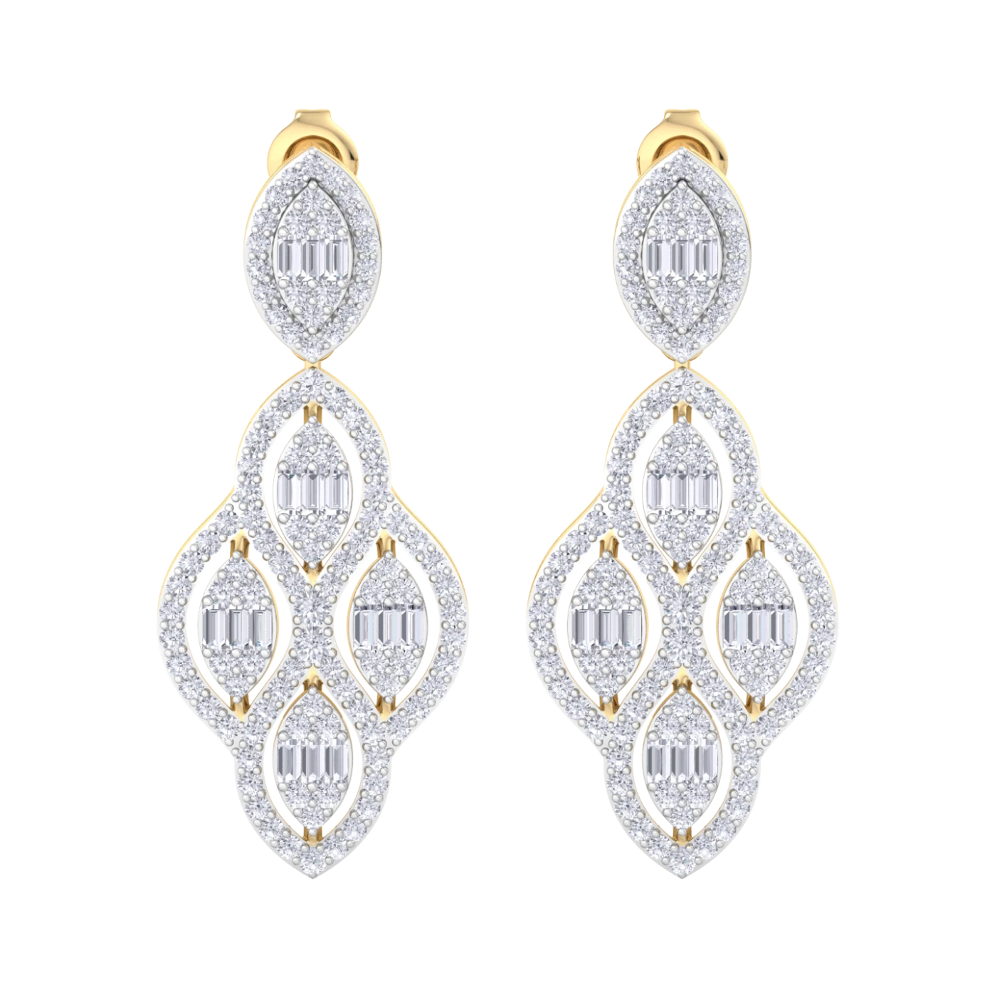 NATURAL DIAMOND JEWELLERY EARRING