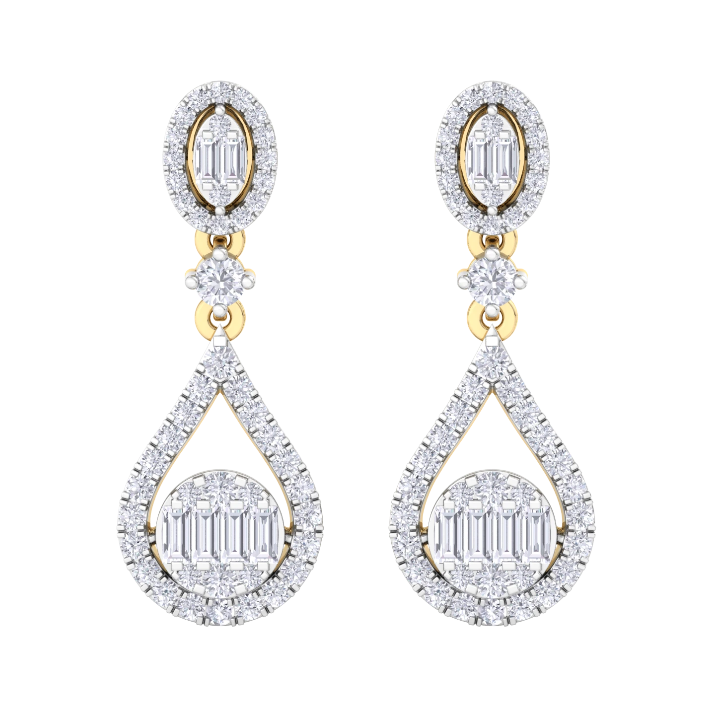 NATURAL DIAMOND JEWELLERY EARRING
