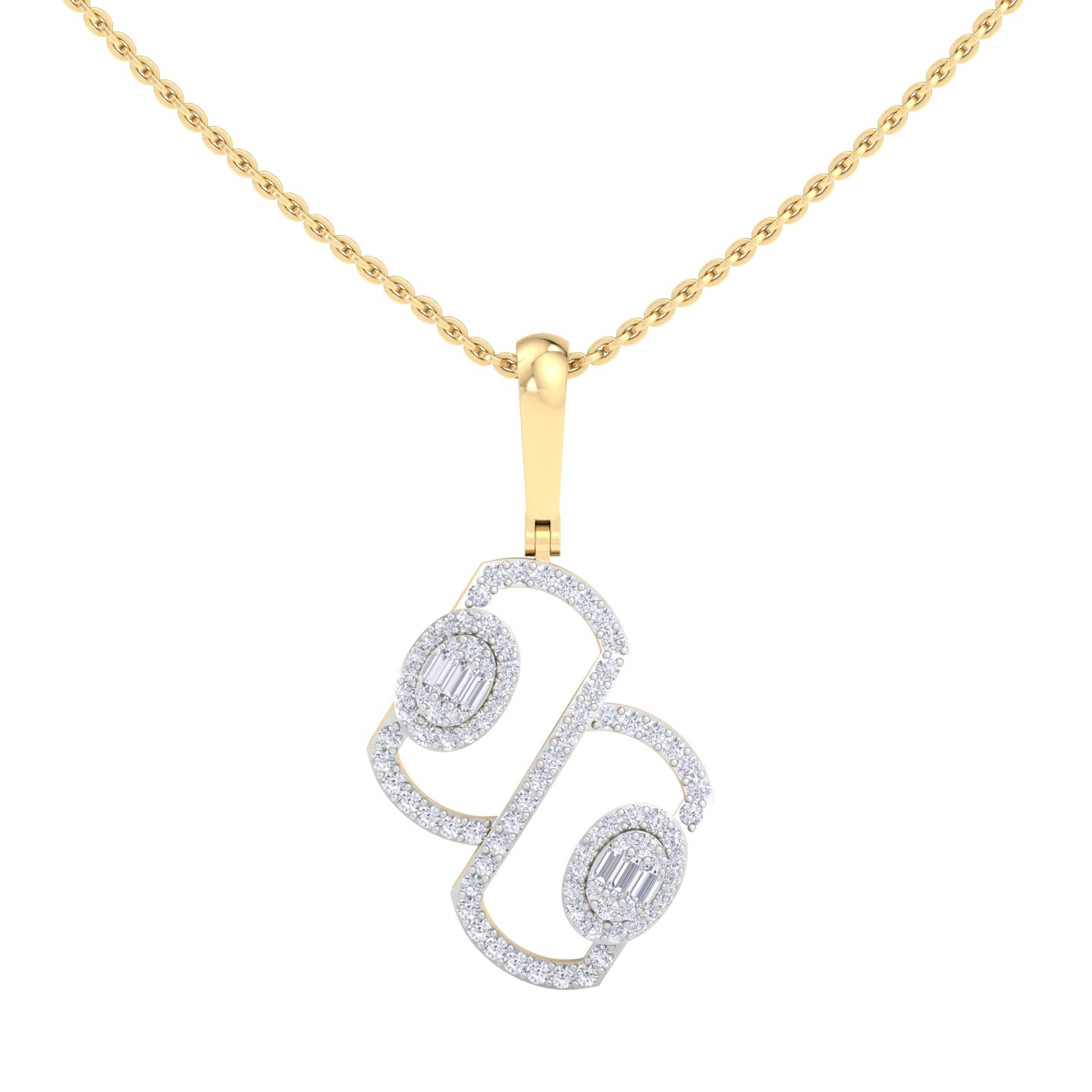 NATURAL DIAMOND JEWELLERY PENDANT SET