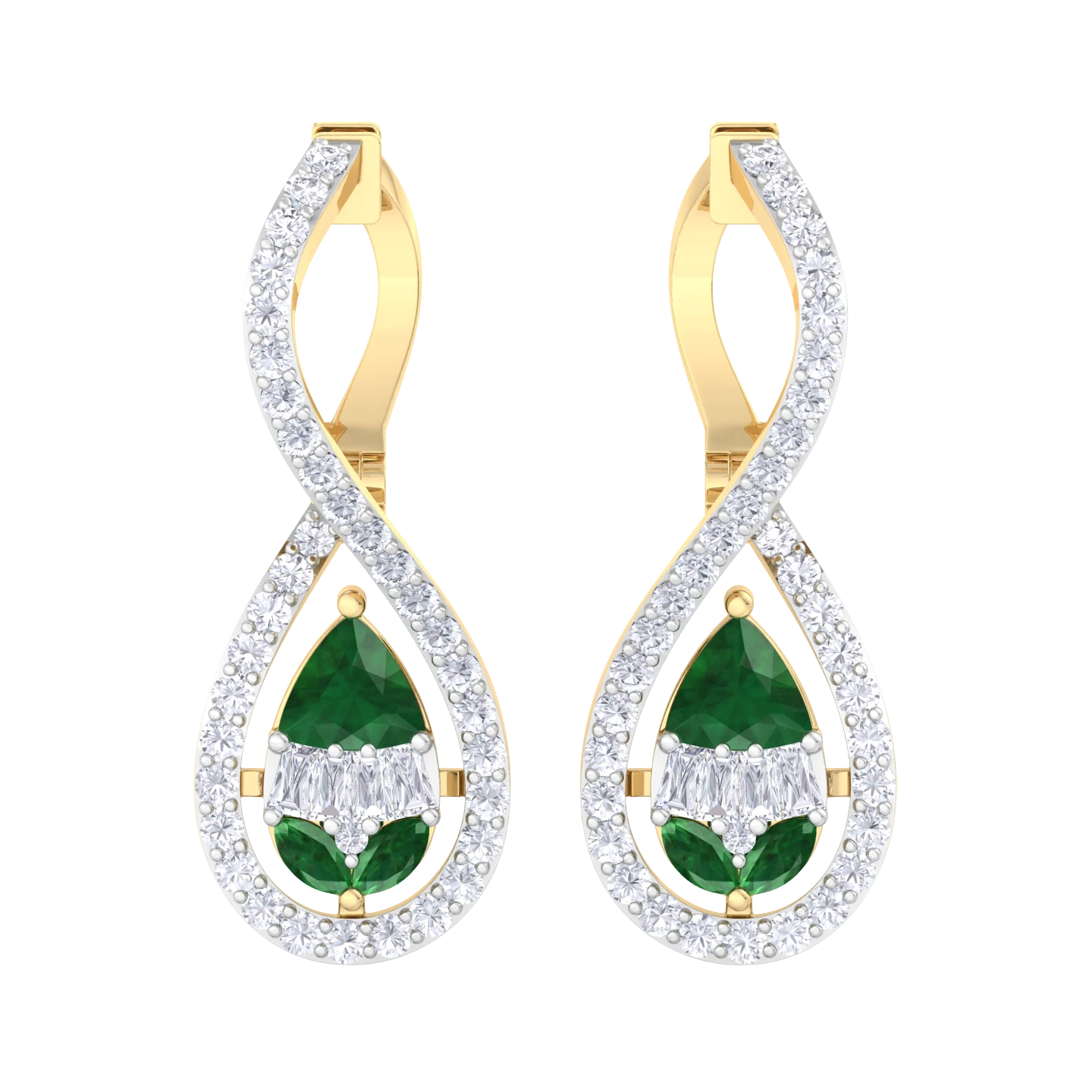 NATURAL DIAMOND JEWELLERY EARRING