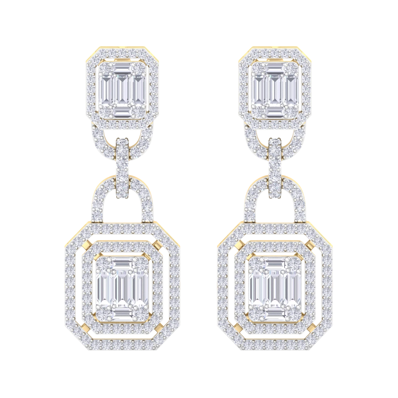 NATURAL DIAMOND JEWELLERY EARRING