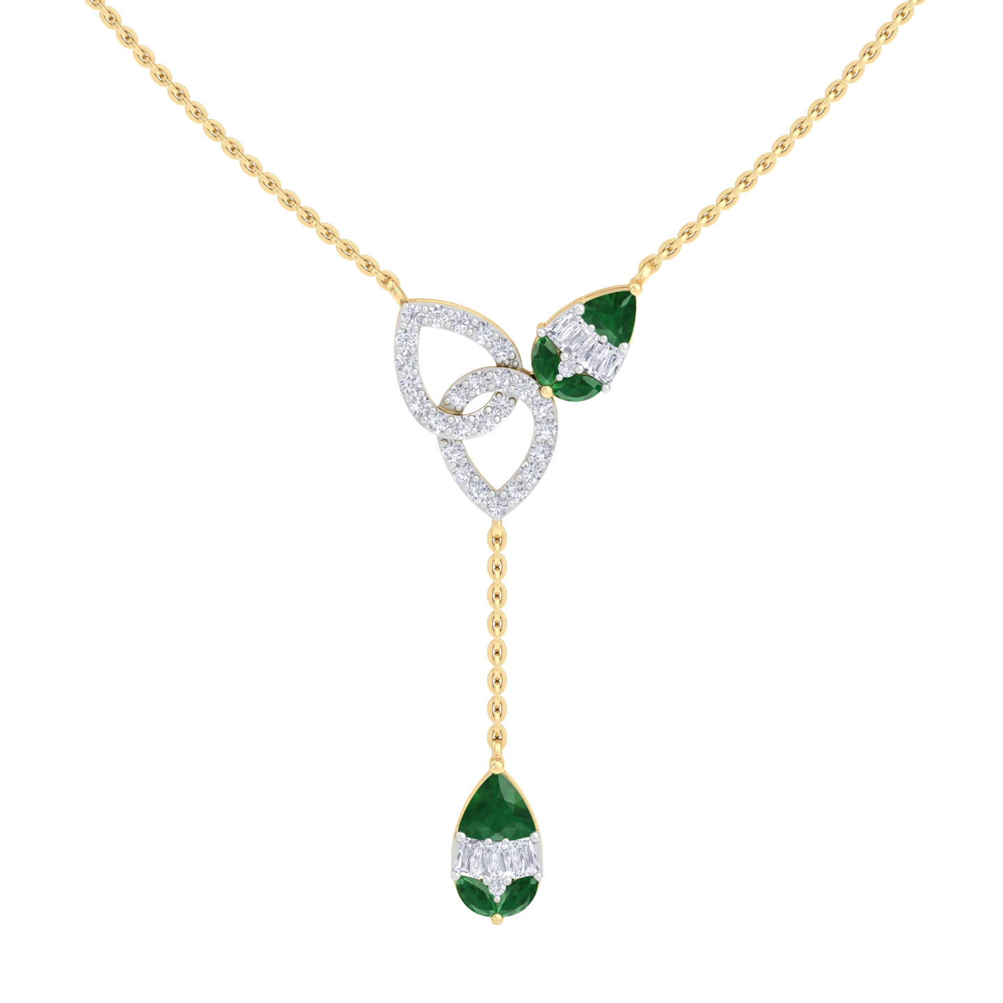 NATURAL DIAMOND JEWELLERY PENDANT SET