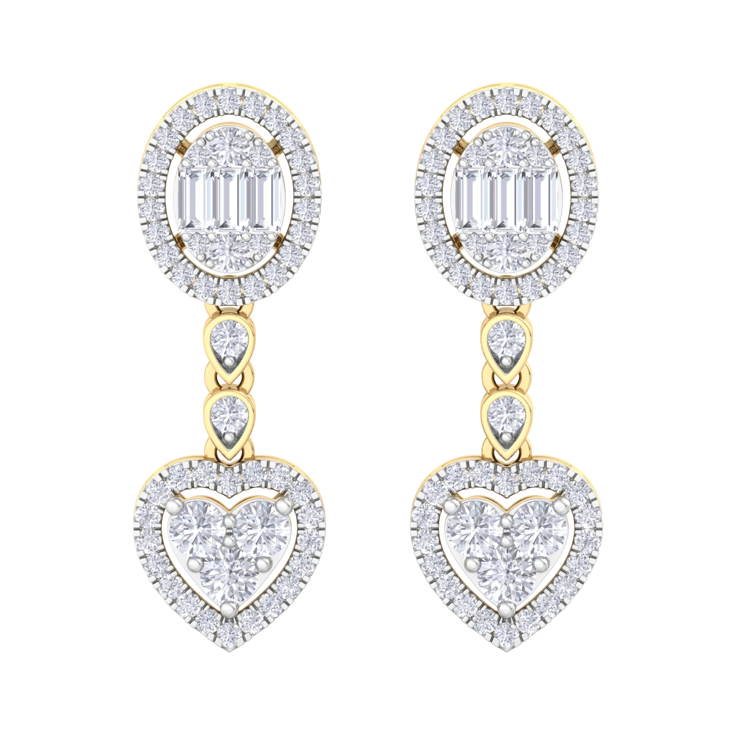 NATURAL DIAMOND JEWELLERY EARRING