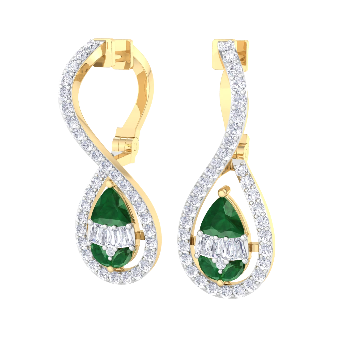 NATURAL DIAMOND JEWELLERY EARRING