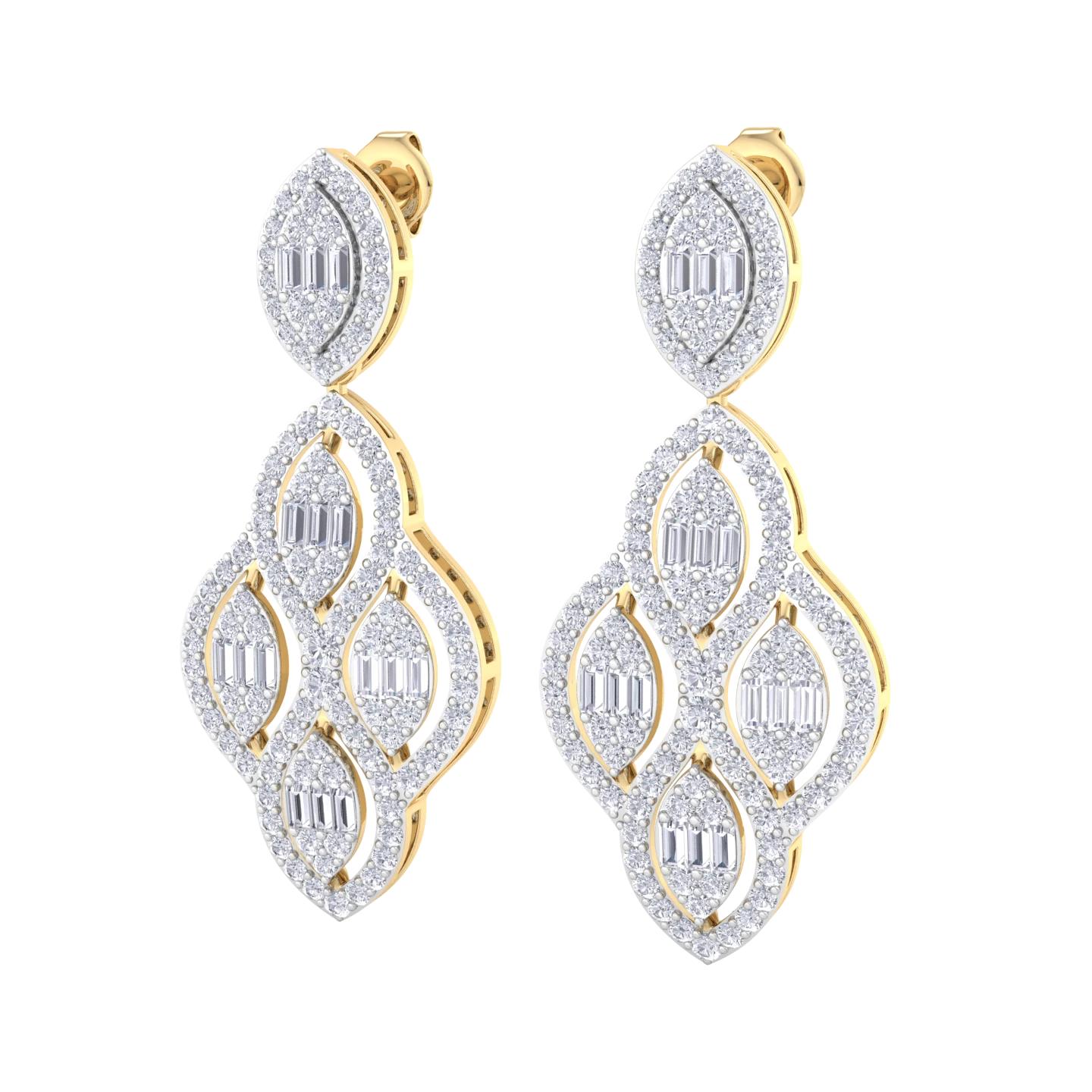 NATURAL DIAMOND JEWELLERY EARRING