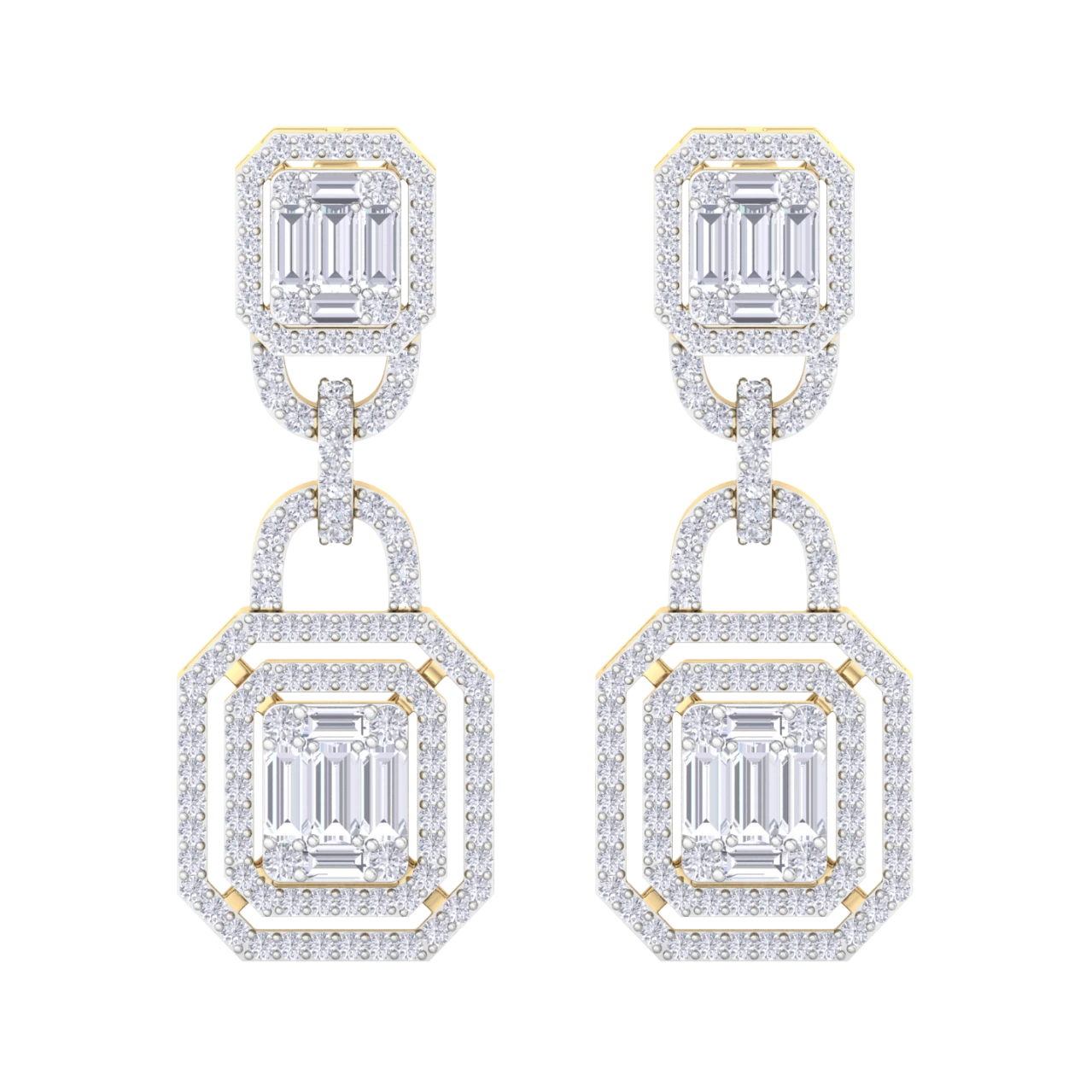 NATURAL DIAMOND JEWELLERY EARRING