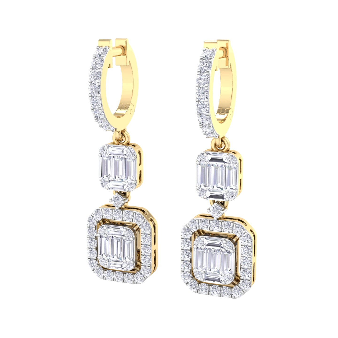 NATURAL DIAMOND JEWELLERY EARRING