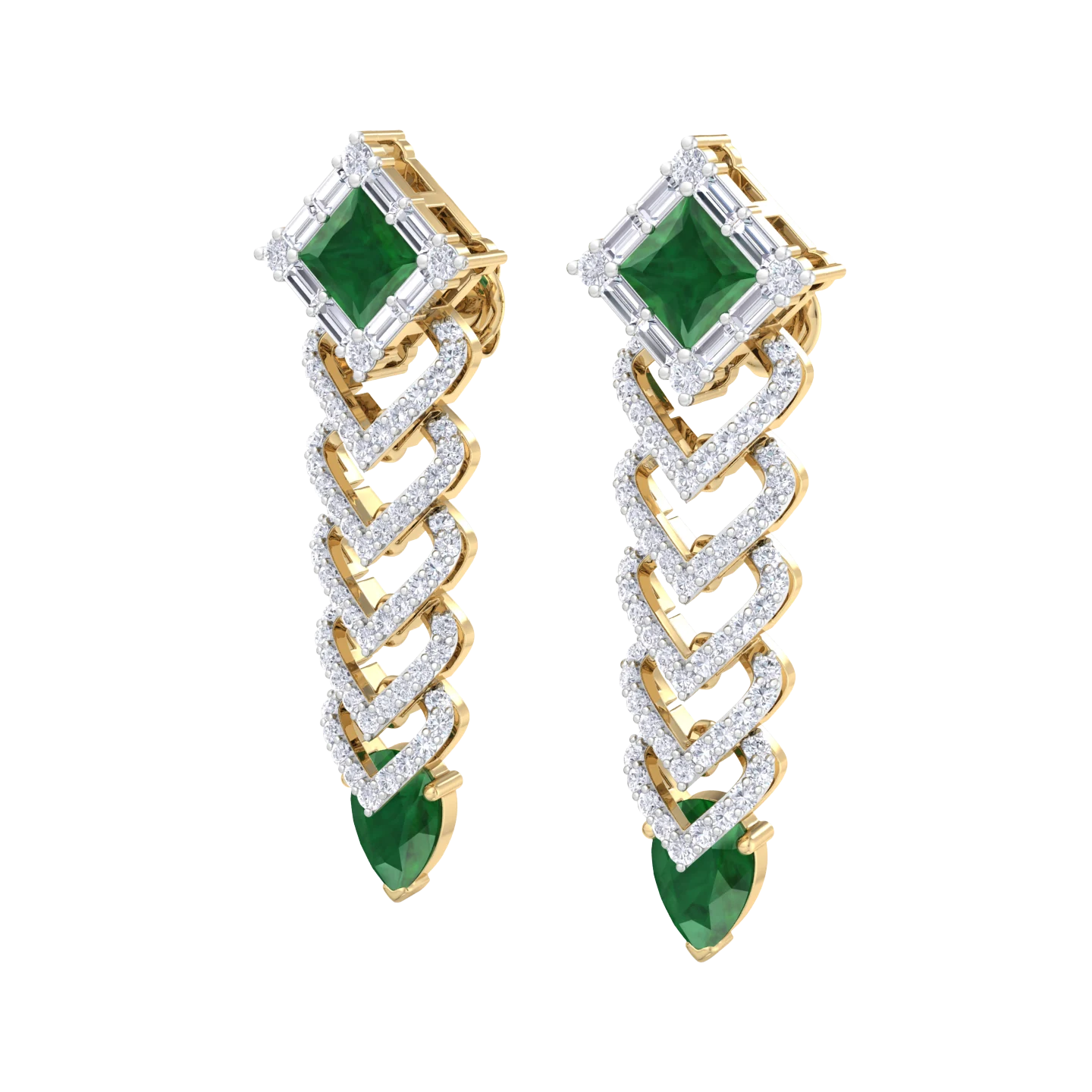 NATURAL DIAMOND JEWELLERY EARRING