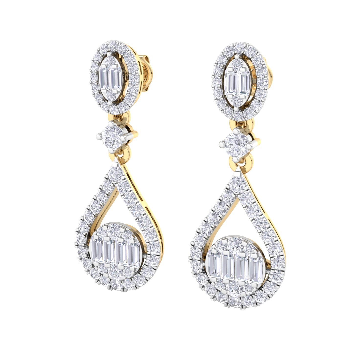 NATURAL DIAMOND JEWELLERY EARRING