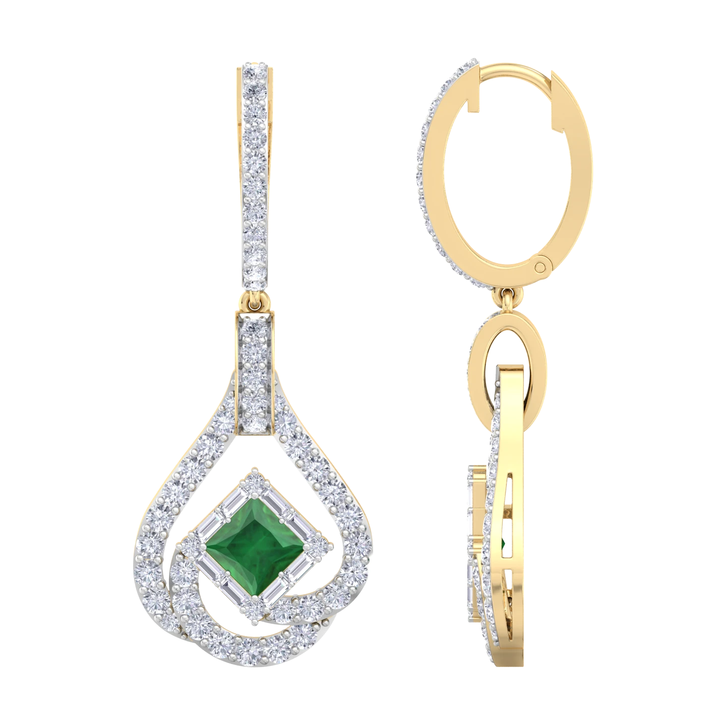 NATURAL DIAMOND JEWELLERY EARRING