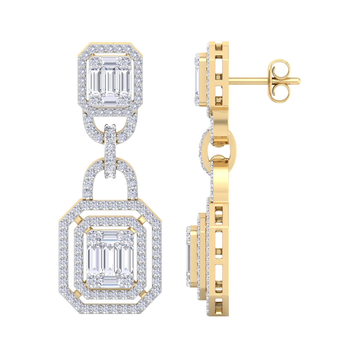 NATURAL DIAMOND JEWELLERY EARRING