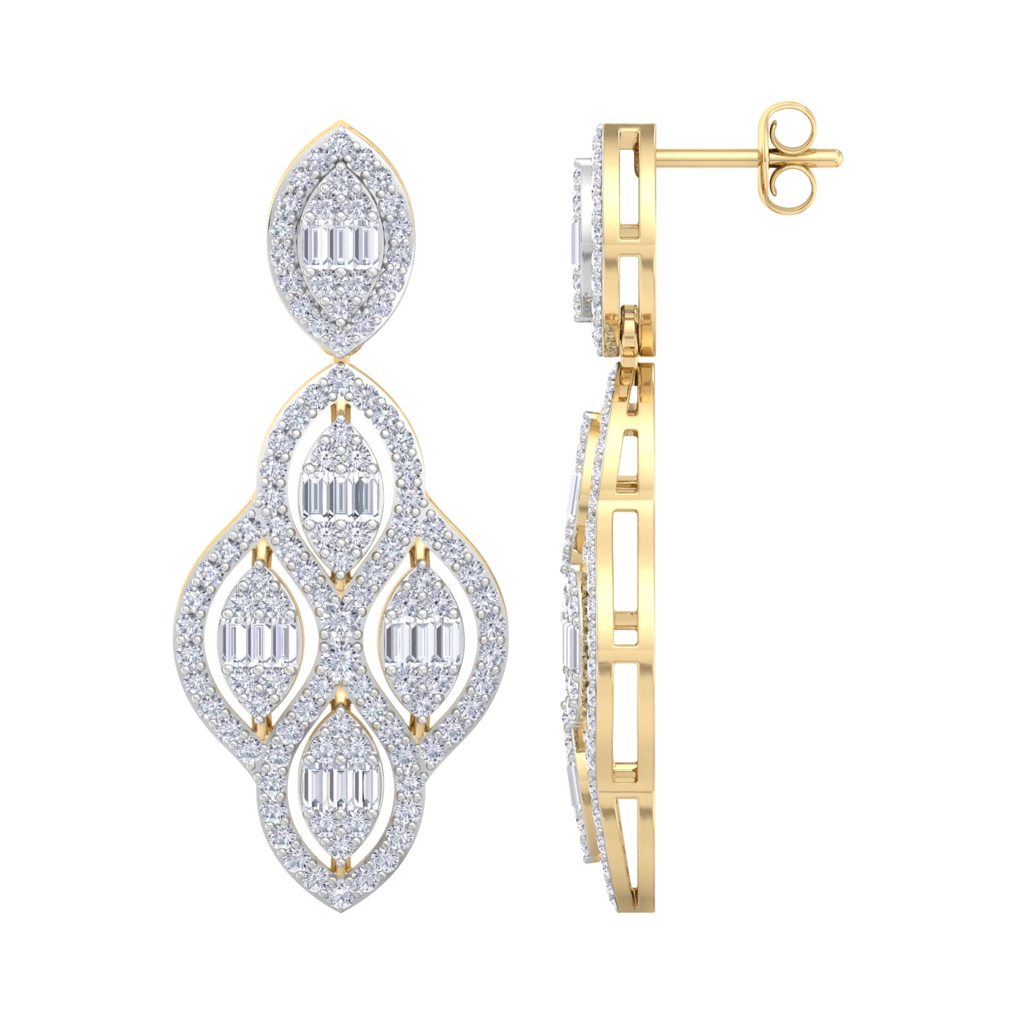 NATURAL DIAMOND JEWELLERY EARRING