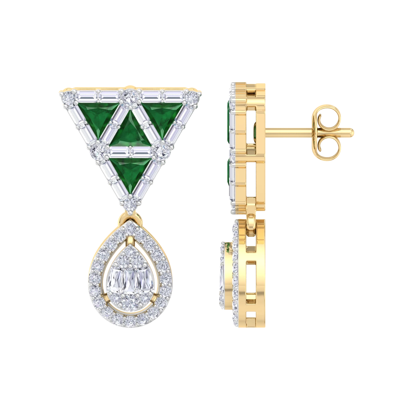 NATURAL DIAMOND JEWELLERY EARRING