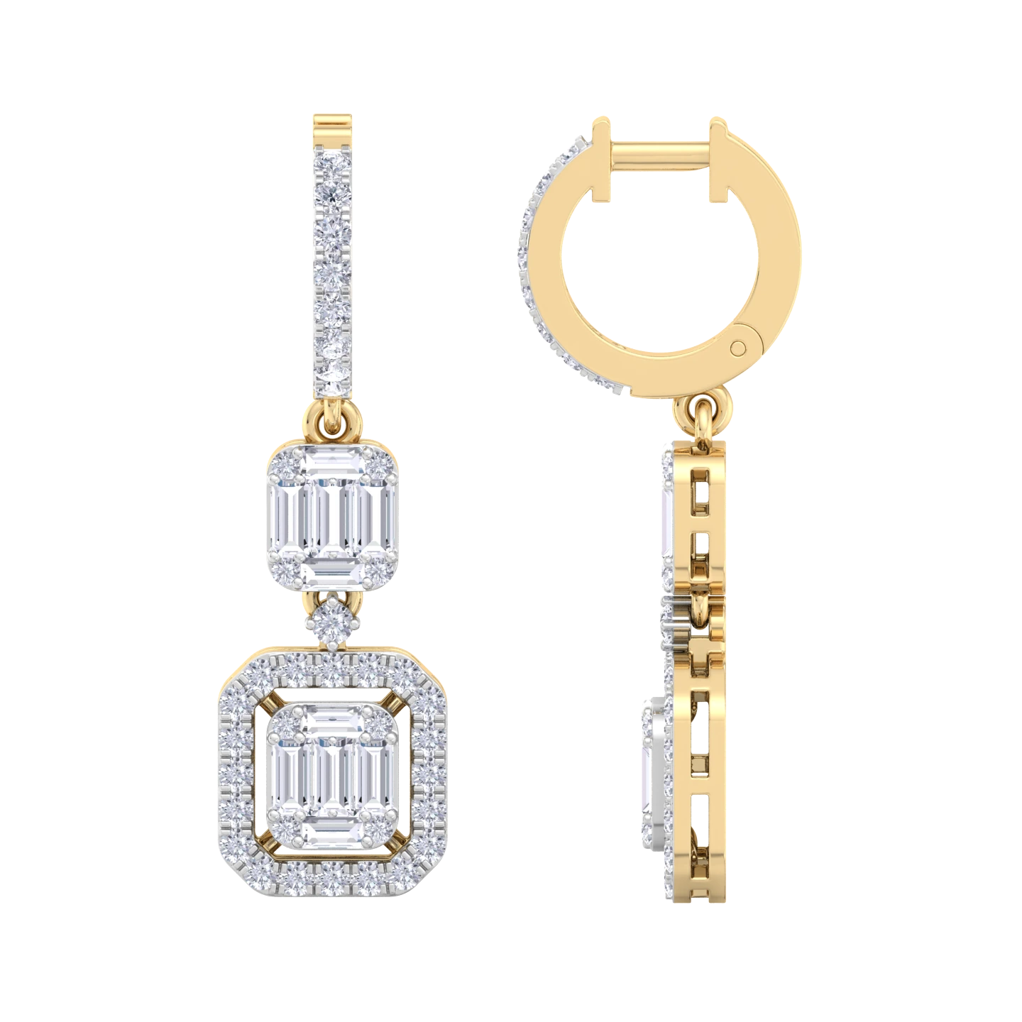 NATURAL DIAMOND JEWELLERY EARRING