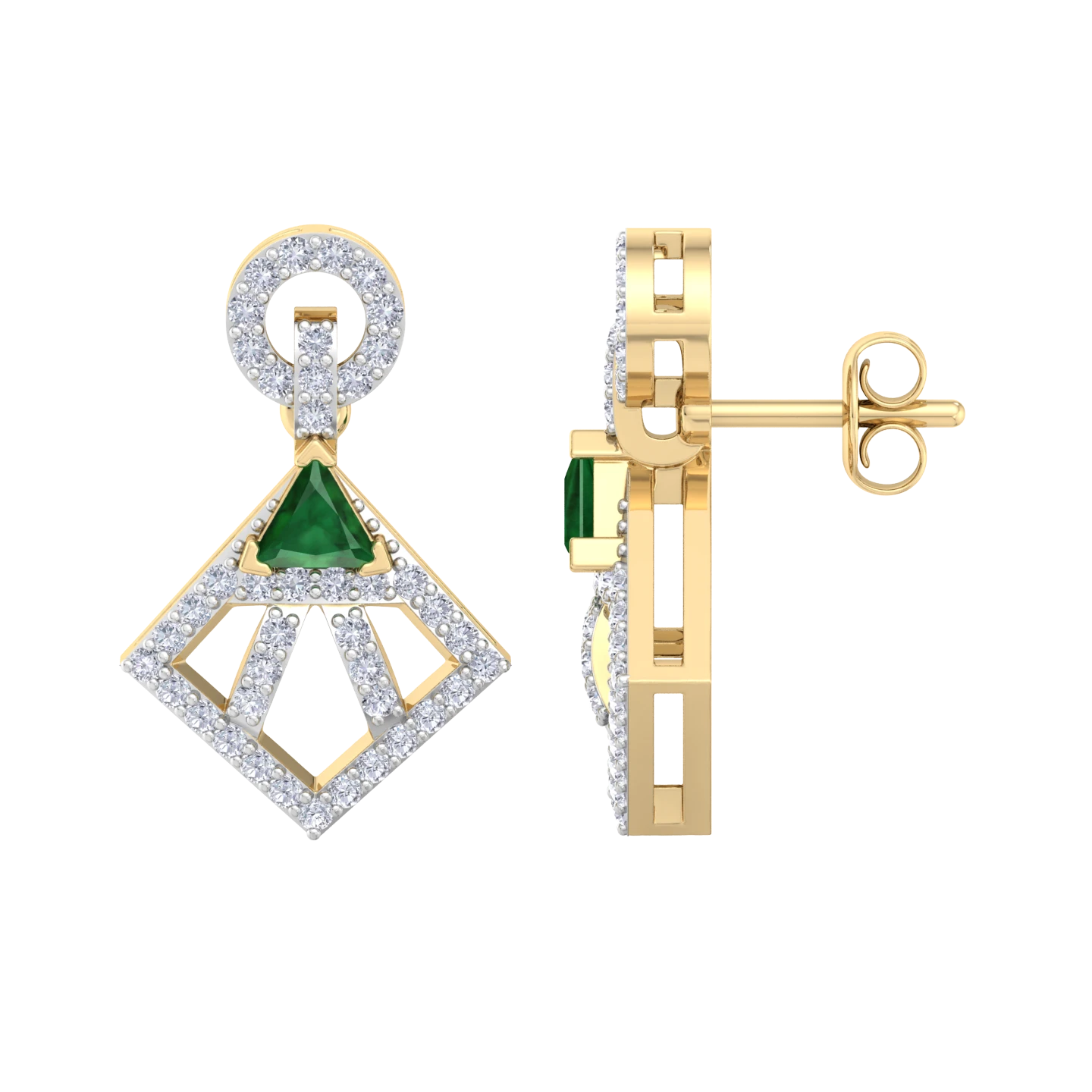 NATURAL DIAMOND JEWELLERY EARRING