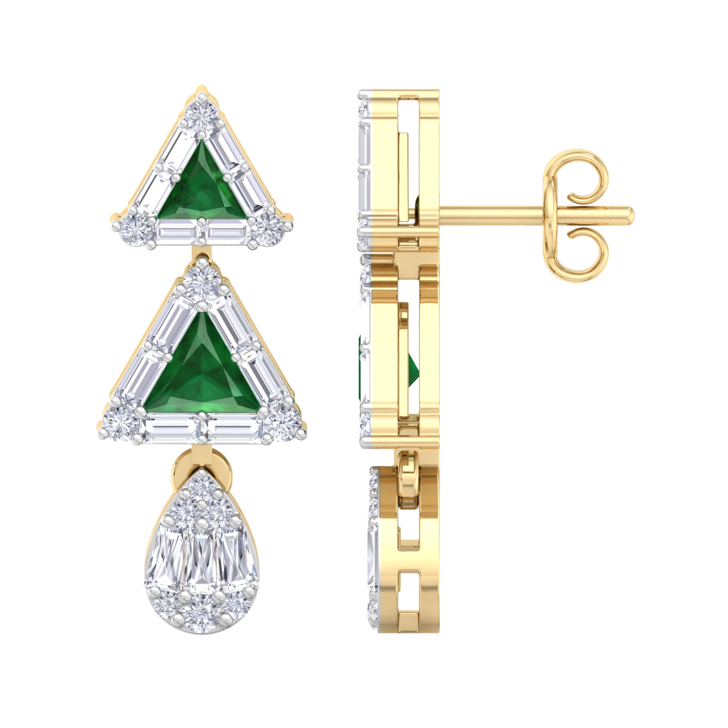 NATURAL DIAMOND JEWELLERY EARRING