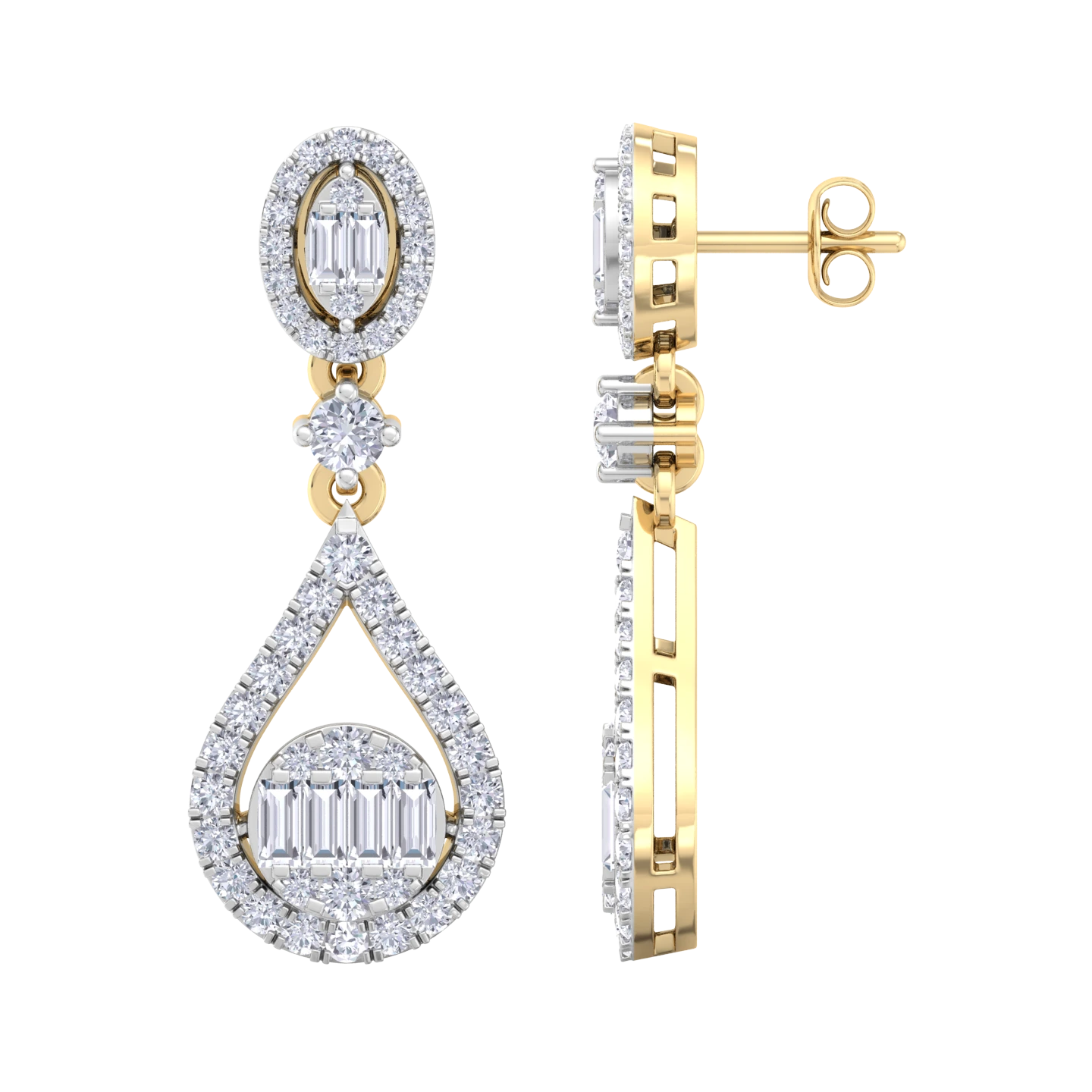 NATURAL DIAMOND JEWELLERY EARRING