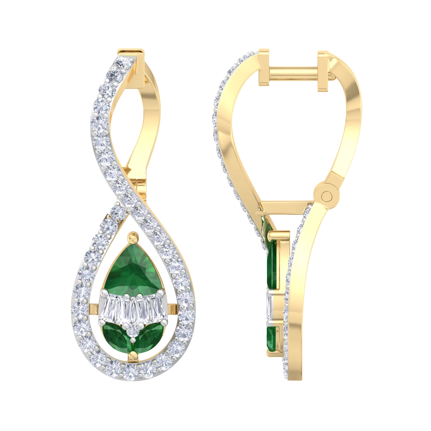 NATURAL DIAMOND JEWELLERY EARRING