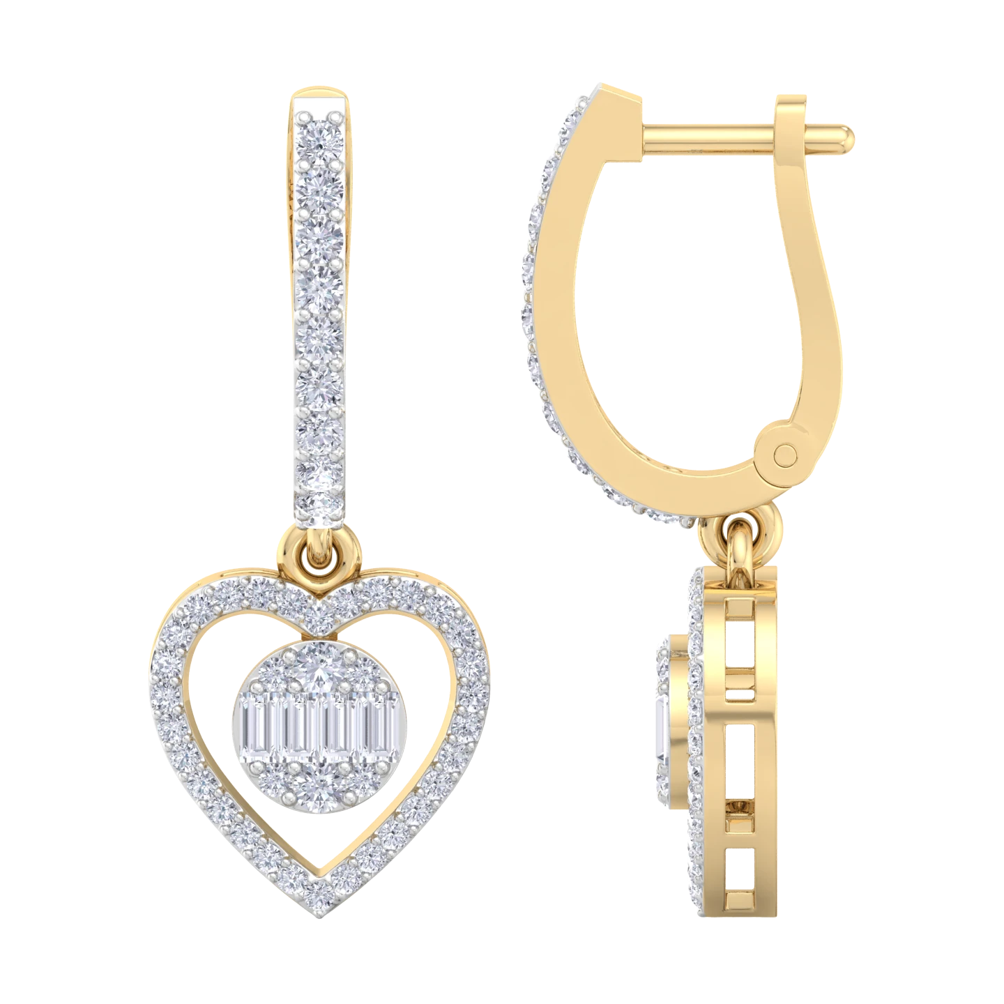 NATURAL DIAMOND JEWELLERY EARRING