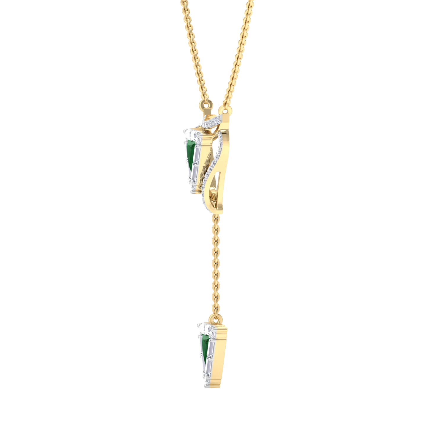 NATURAL DIAMOND JEWELLERY PENDANT SET