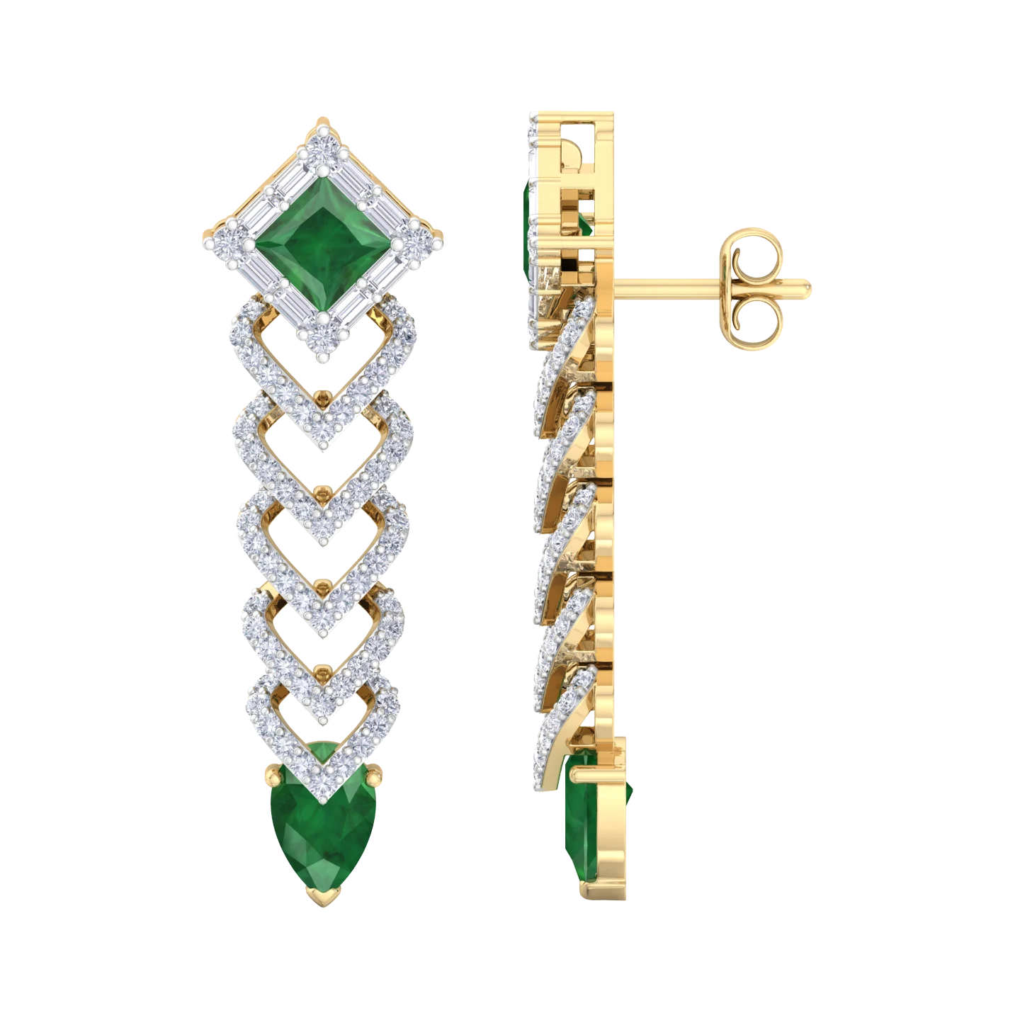 NATURAL DIAMOND JEWELLERY EARRING