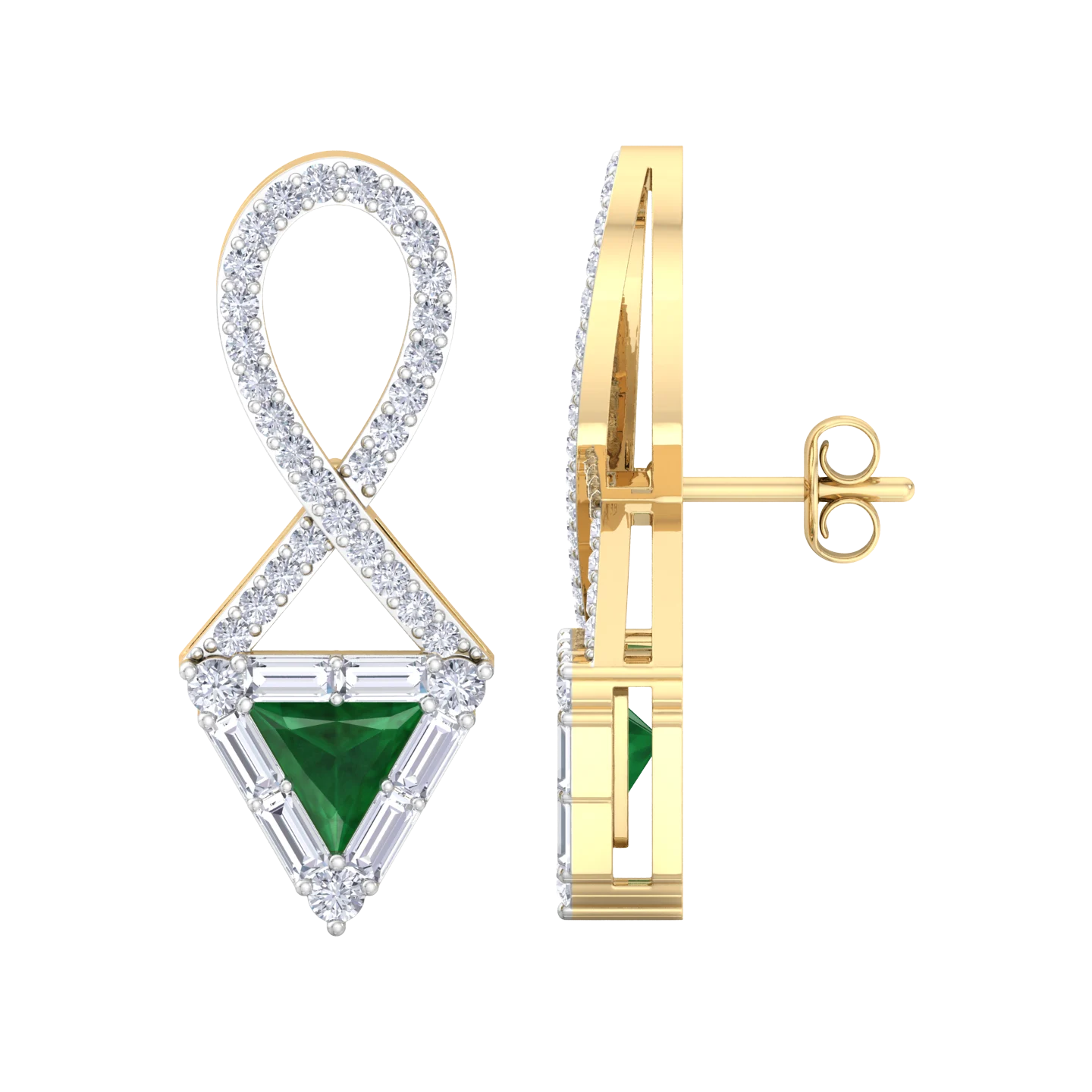 NATURAL DIAMOND JEWELLERY EARRING