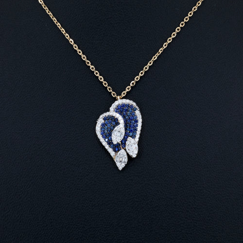 VARNORA NATURAL DIAMOND JEWELLERY PENDANT SET