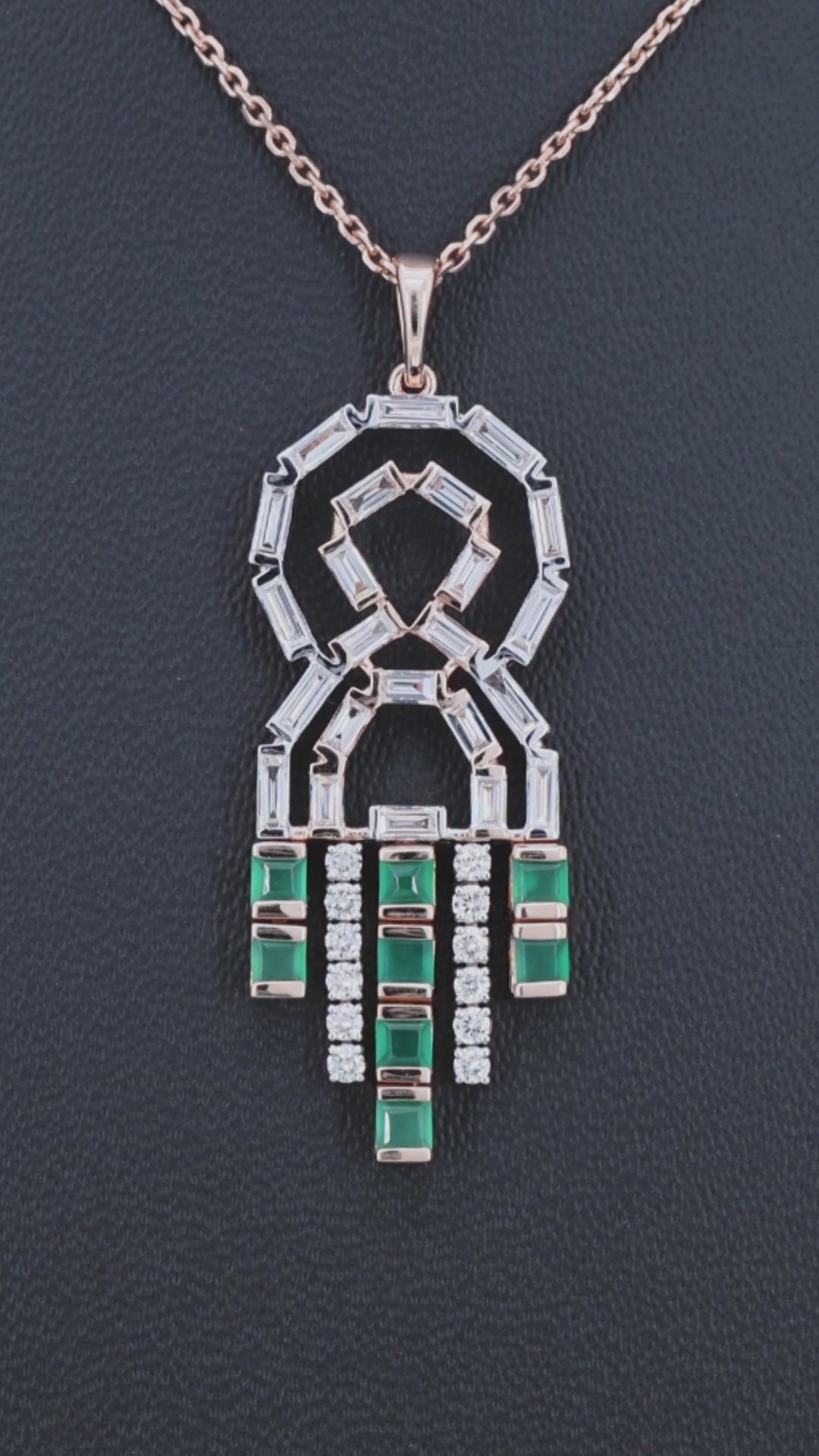 VARNORA NATURAL DIAMOND JEWELLERY PENDANT SET